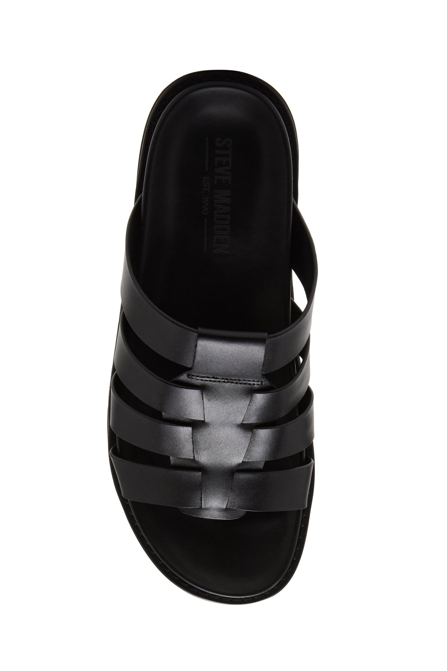 ANKARA SANDALS BLACK LEATHER 6