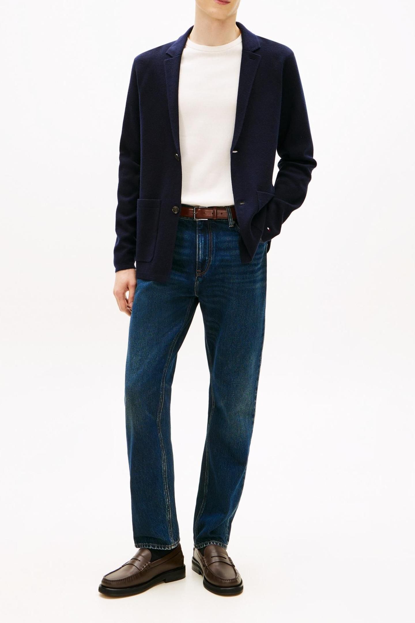 DC KNITTED BLAZER DESERT SKY 2