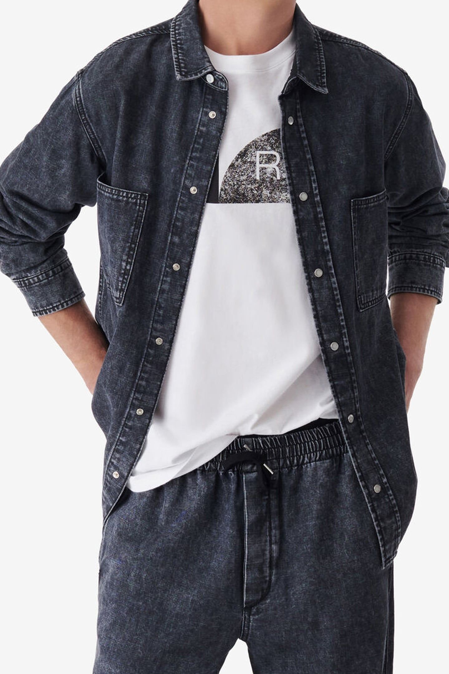 SHIK SHIRT GRAPHITE GREY 3