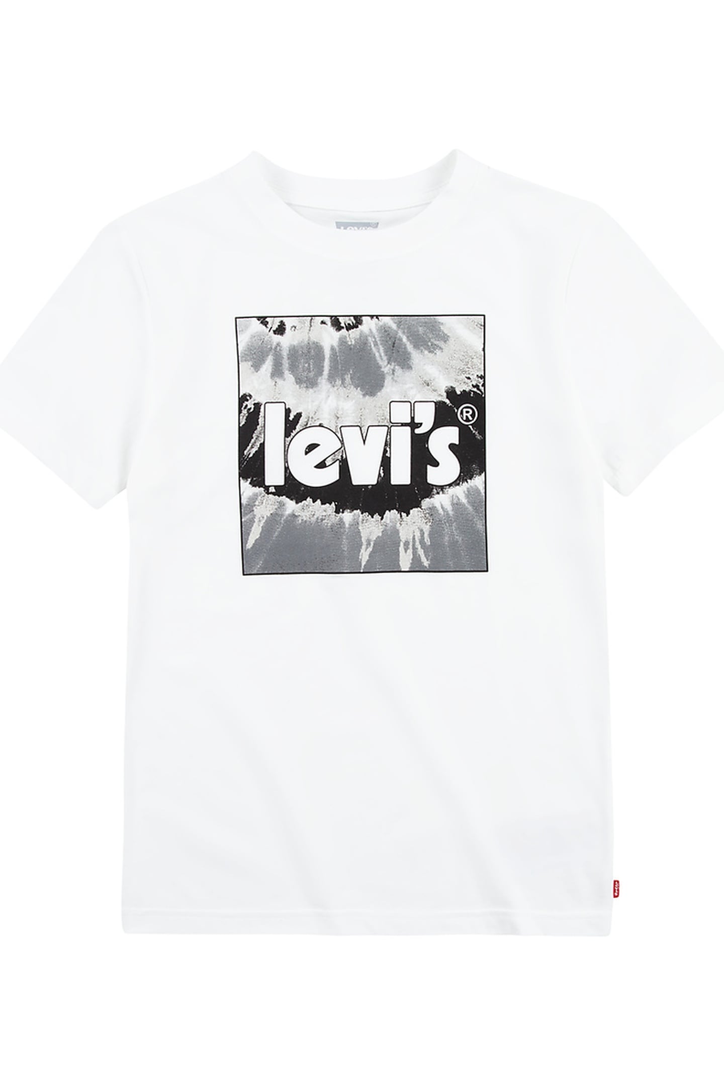 BOYS TIE DYE TEE SHIRT WHITE 1