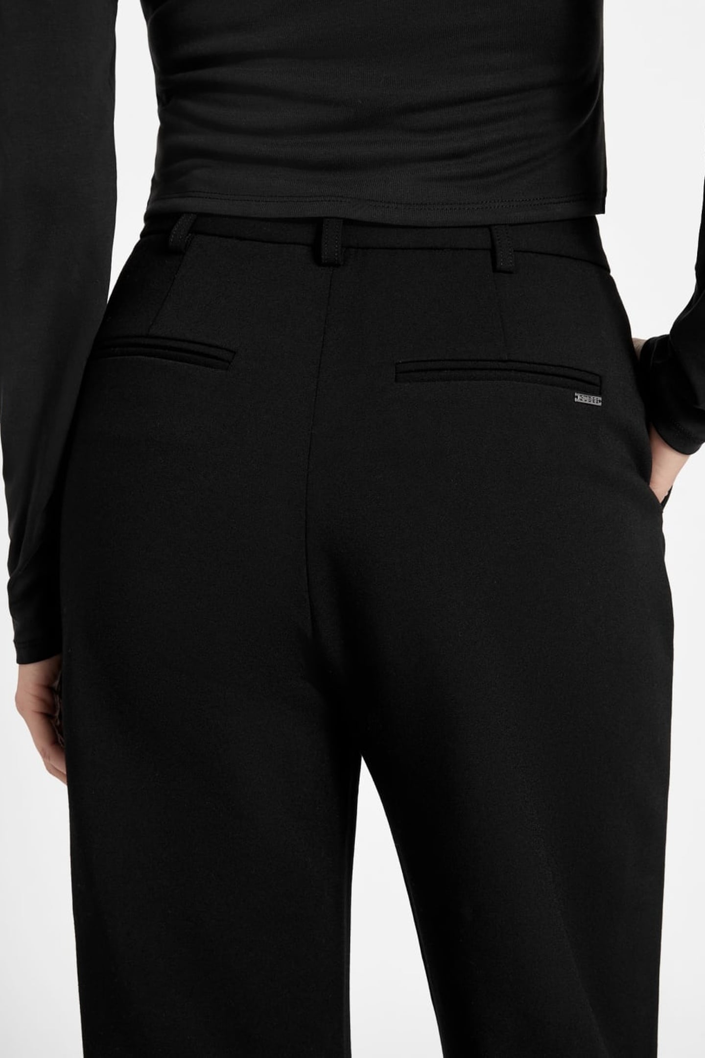 EMY STRAIGHT PANT JET BLACK A996 7