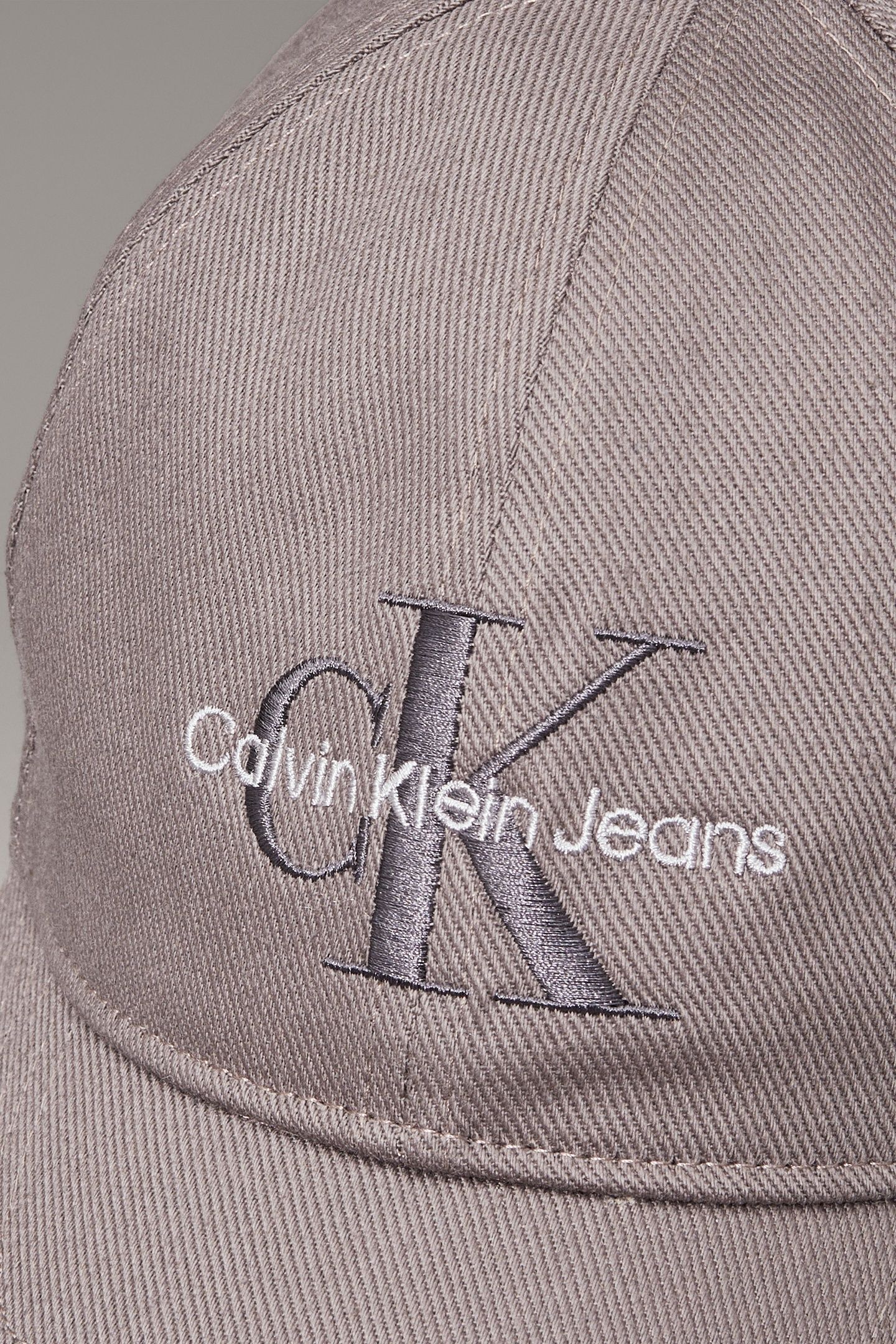 MONOLOGO EMBROIDERY CHARCOAL GRAY 4