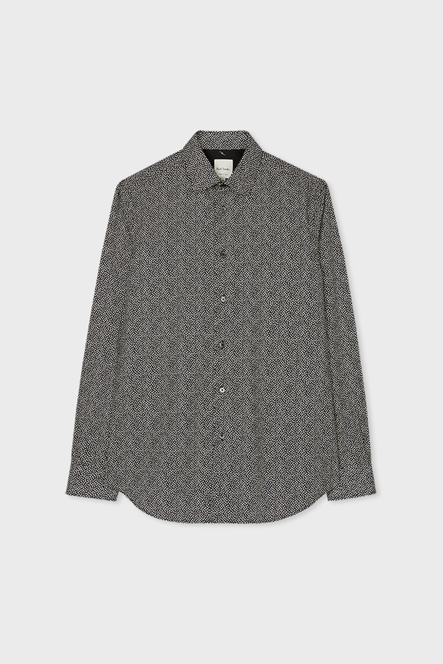 MENS S/C CASUAL FIT SHIRT GREY MELANGE 2