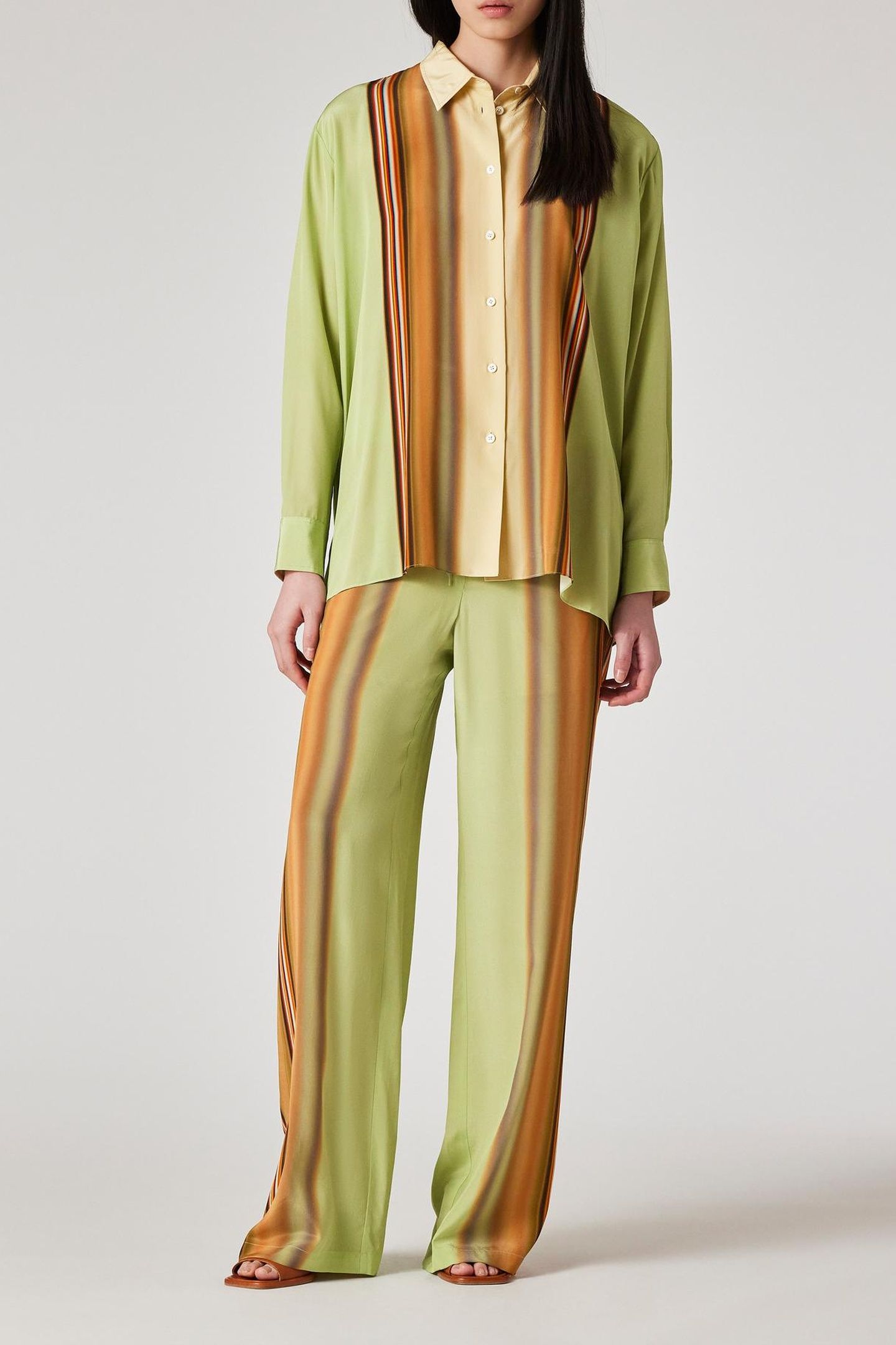 WOMENS TROUSERS LIME GREEN 2