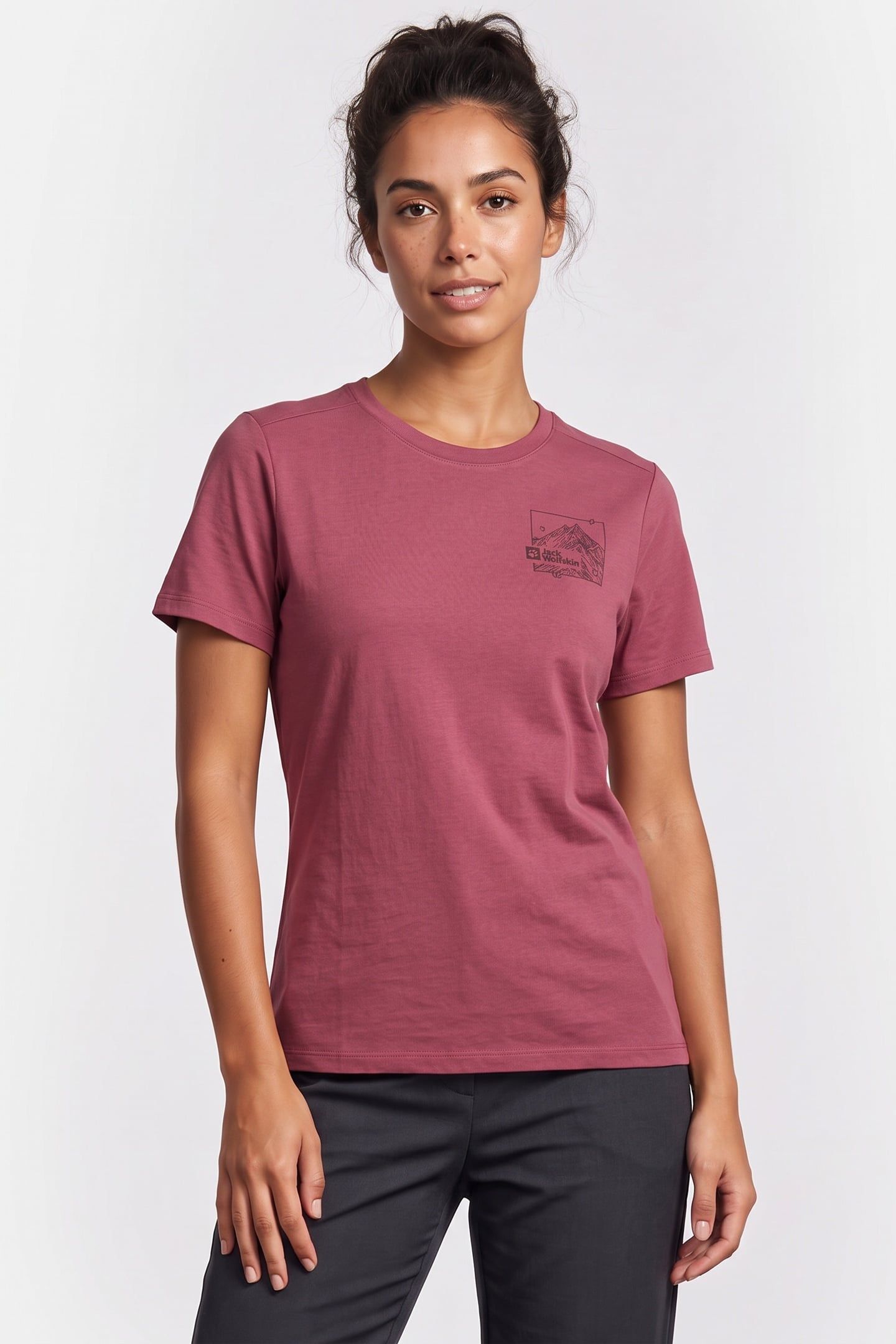 VONNAN GRAPHIC T RIDGE LEAF RAISIN 1