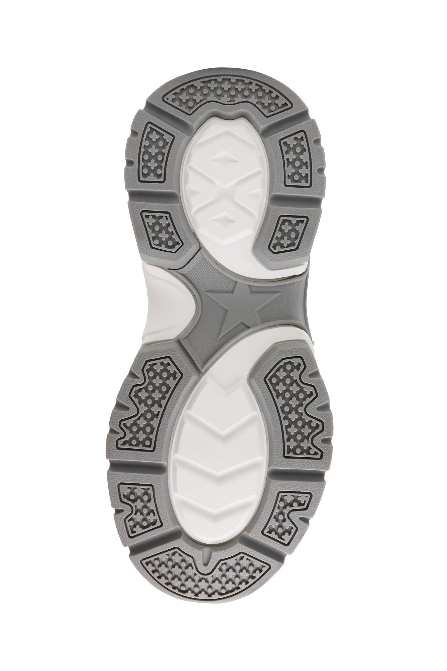 AMPLE SNEAKERS SILVER/WHT 7