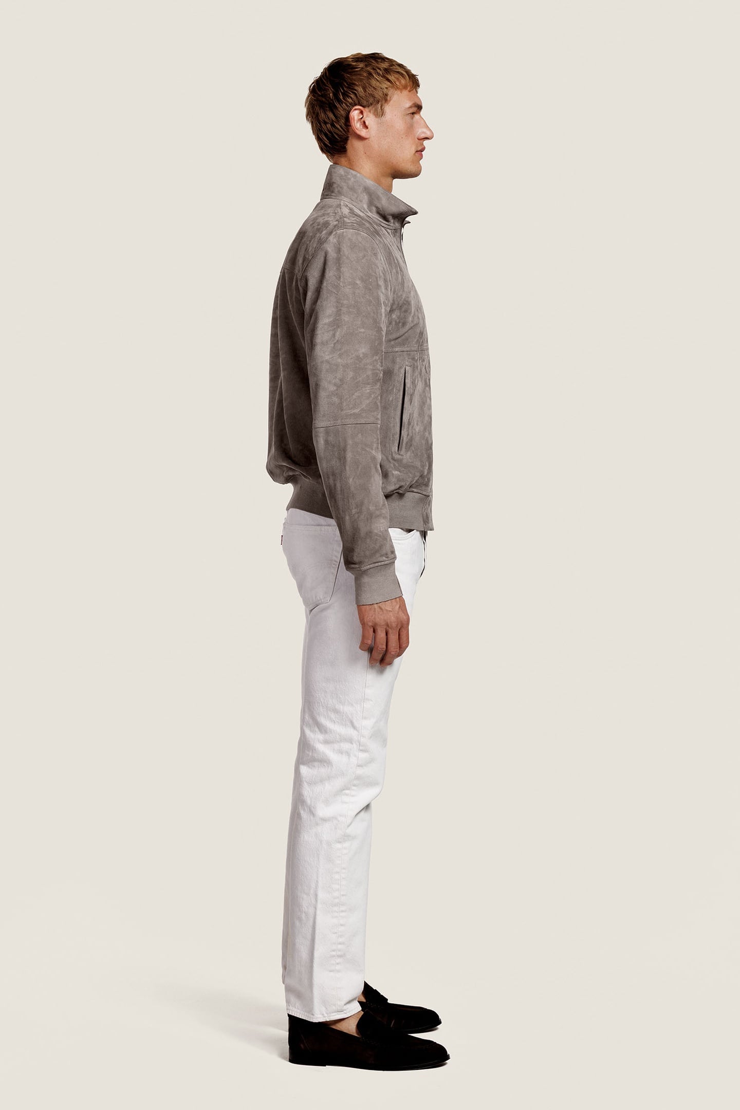 TIAGO SUEDE JACKET PALOMA GREY 4