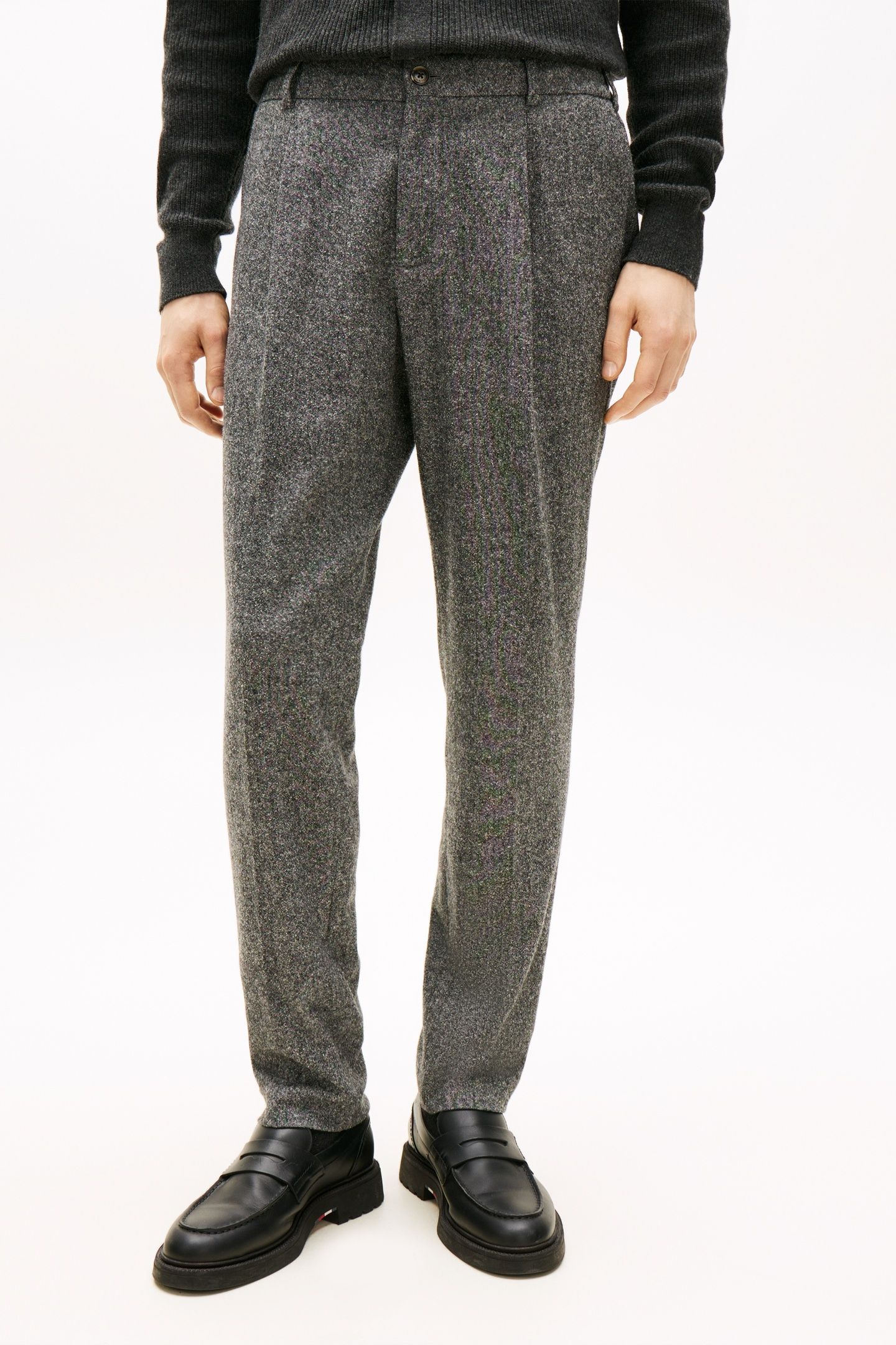 DC HARLEM DONEGAL PANTS DARK GREY HEATHER 1