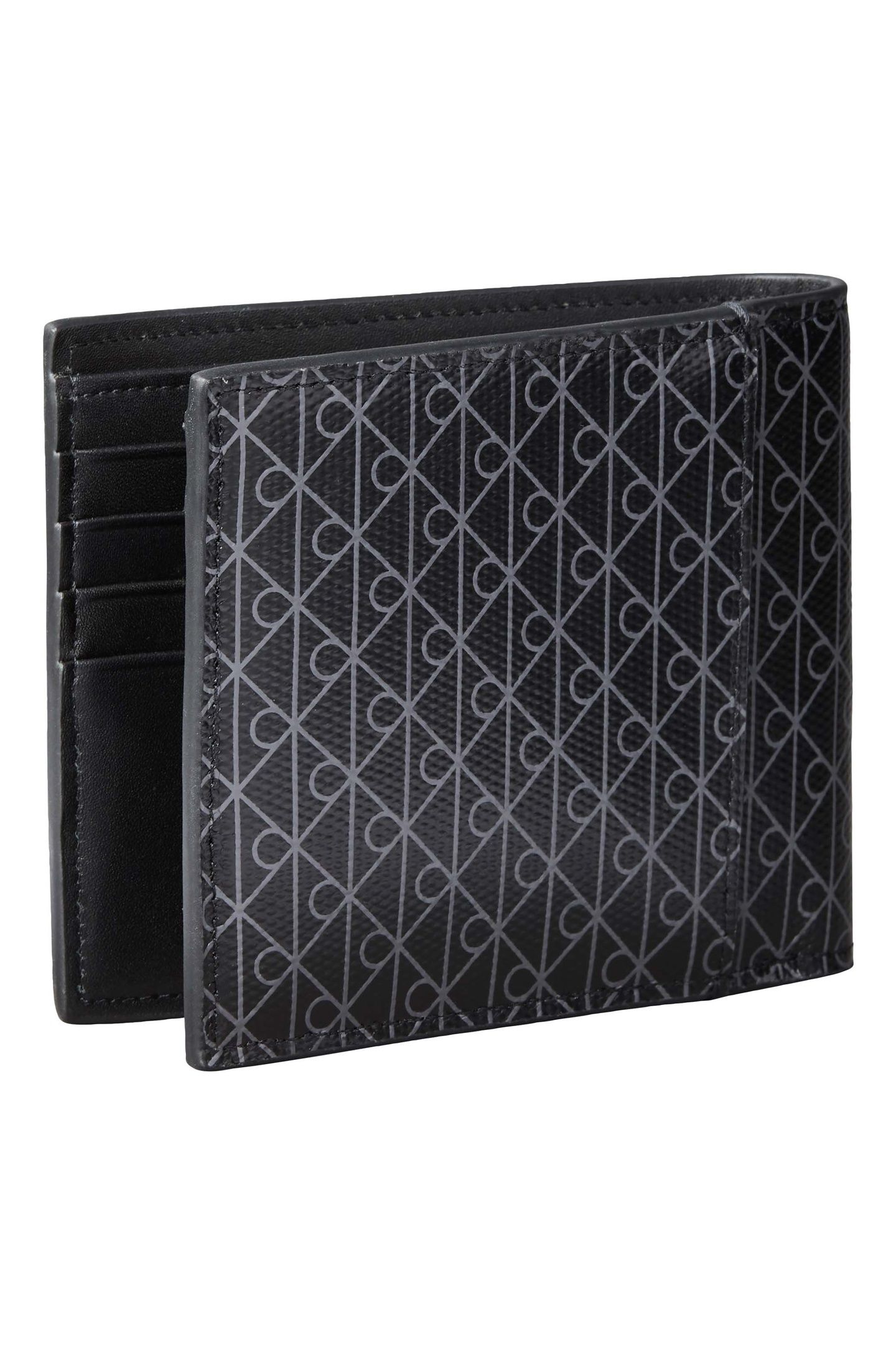 EMBLEM COATED WALLET BLACK 2