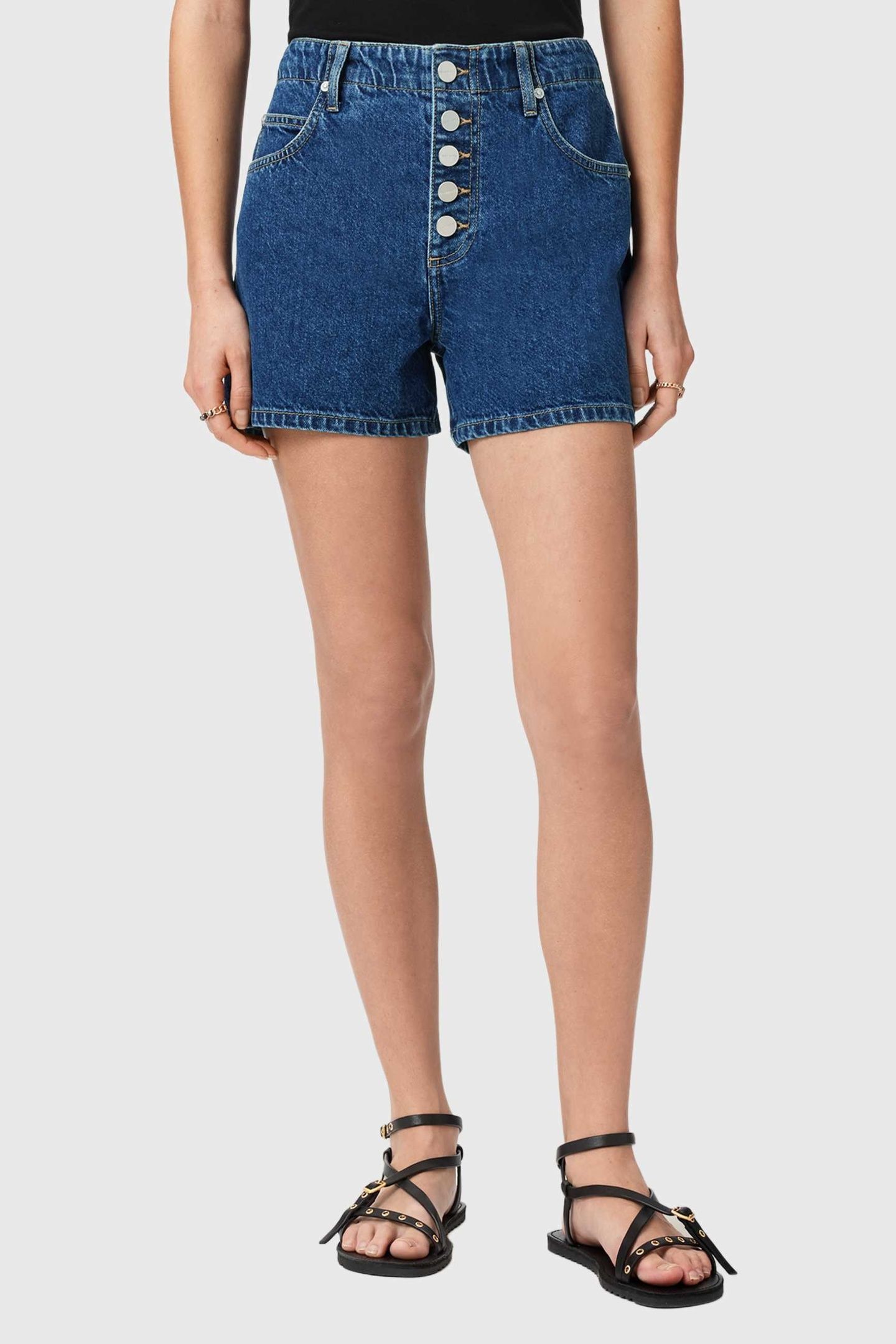 TAY DENIM SHORT DARK INDIGO 2