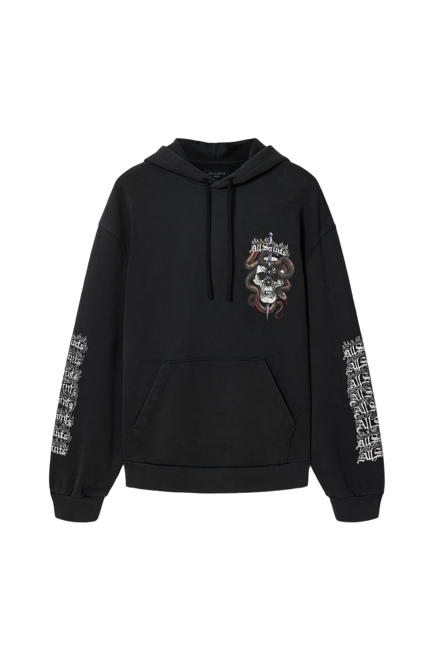 ARAKNID HOODY WASHED BLACK 6