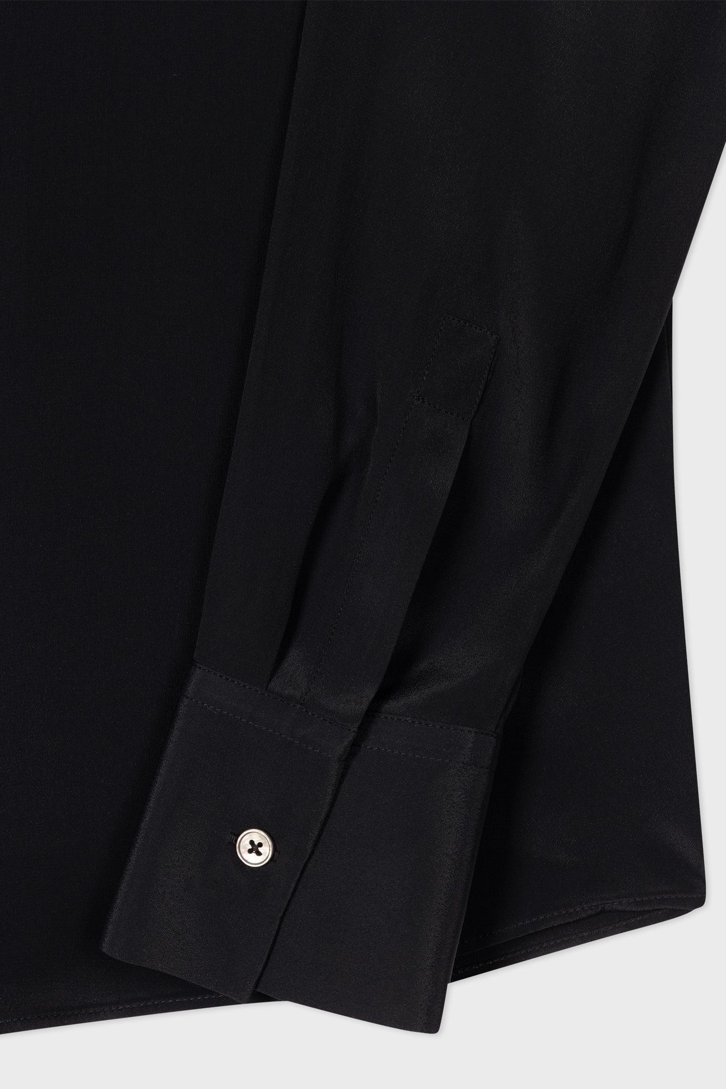 WOMENS SPRAY SWIRL PLACKET SHIRT BLACK 6