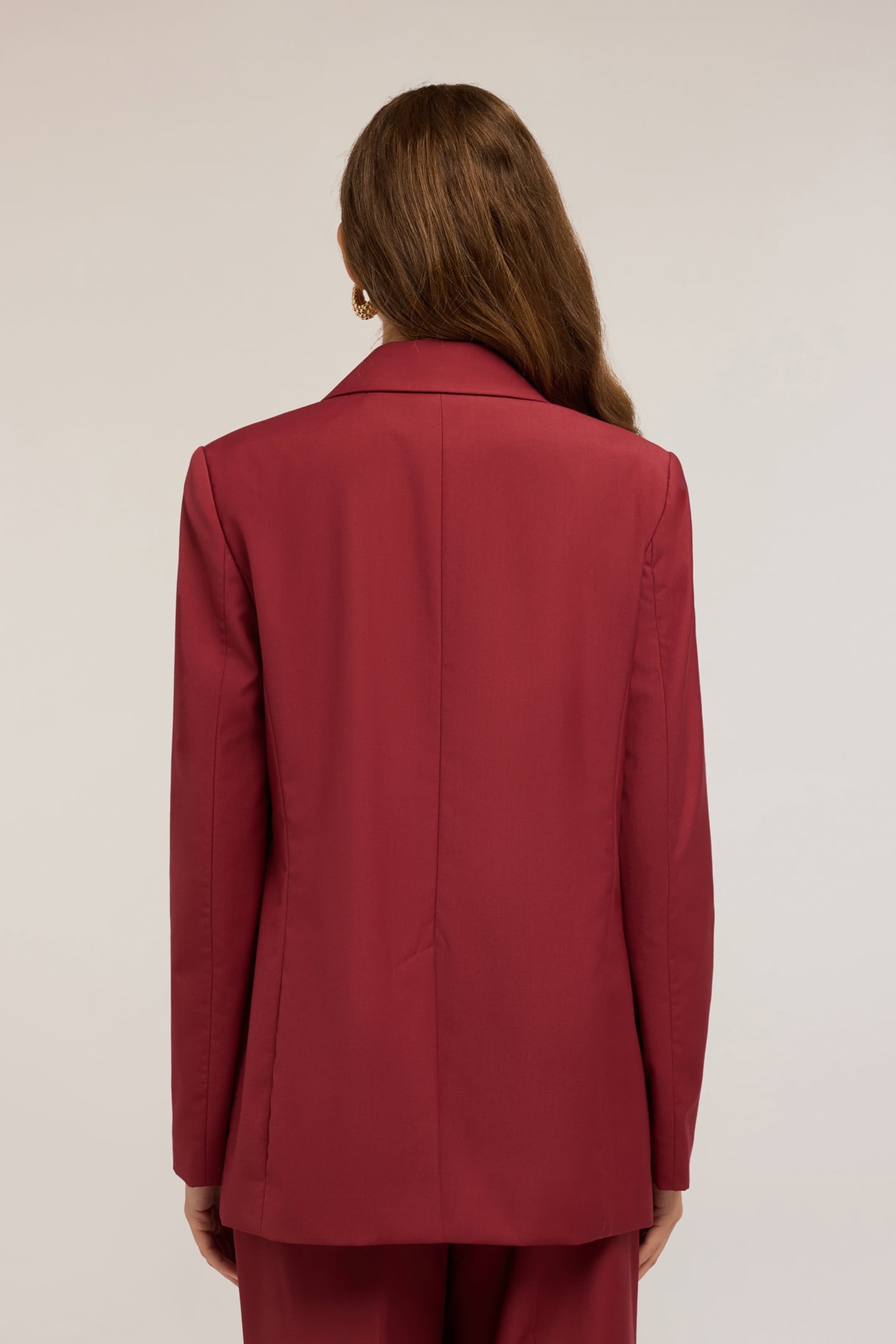 DOUBLE-BREASTED BLAZER BURGUNDY 3