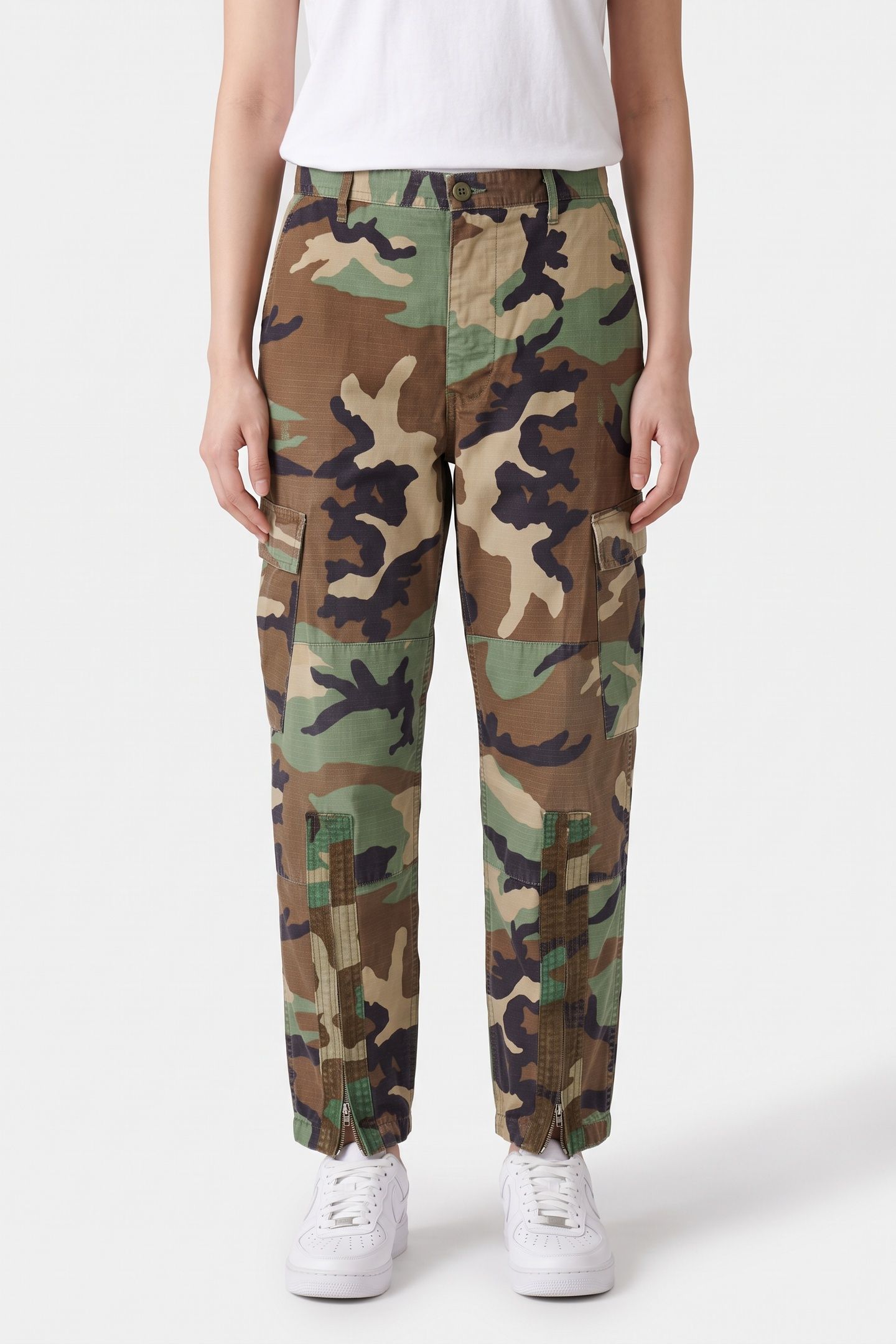 UPCYCLE CARGO OLIVE CAMO 1
