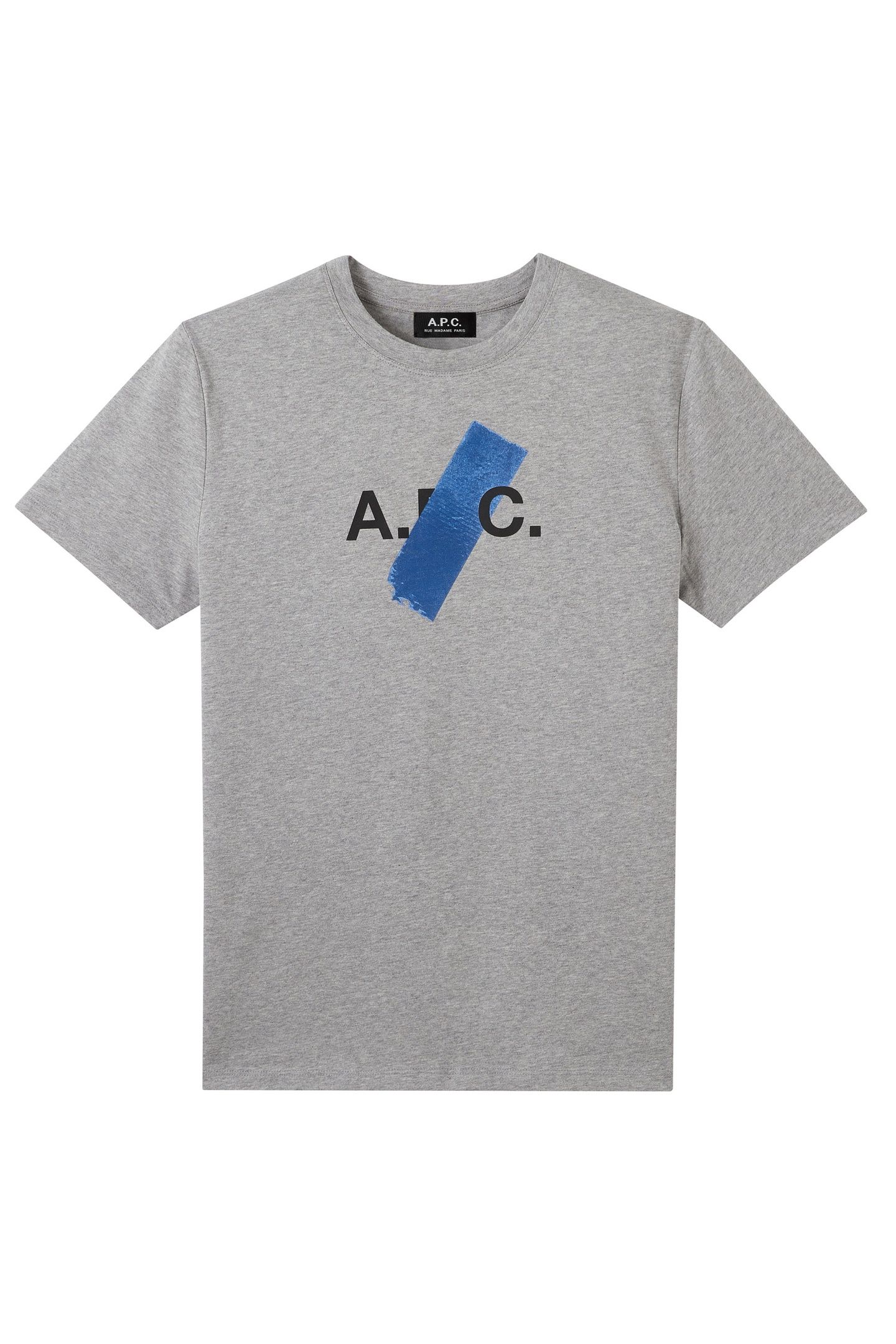 UNISEX T-SHIRT SHIBA HEATHERED LIGHT GREY 1
