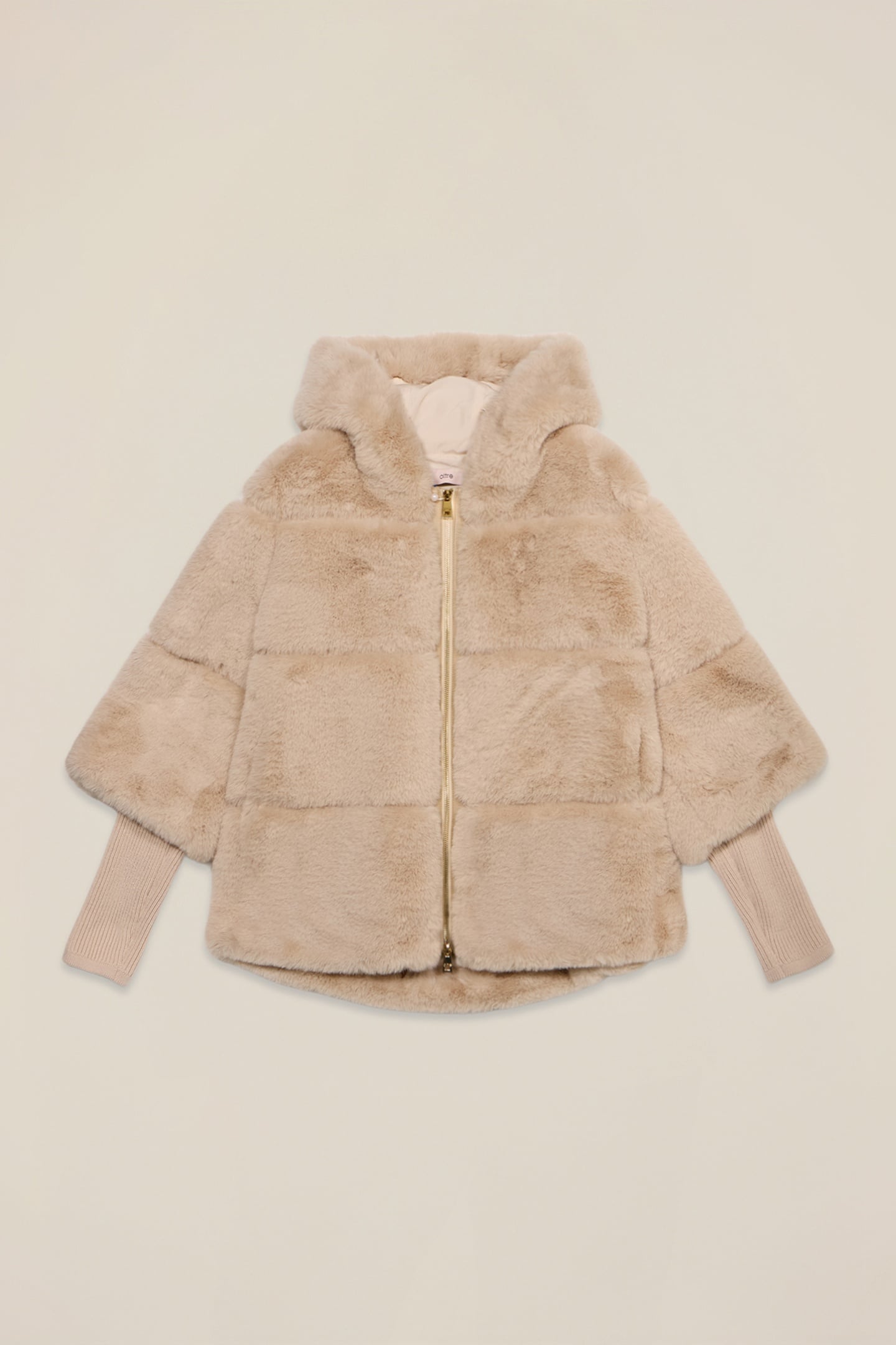 HOODED JACKET BEIGE 3