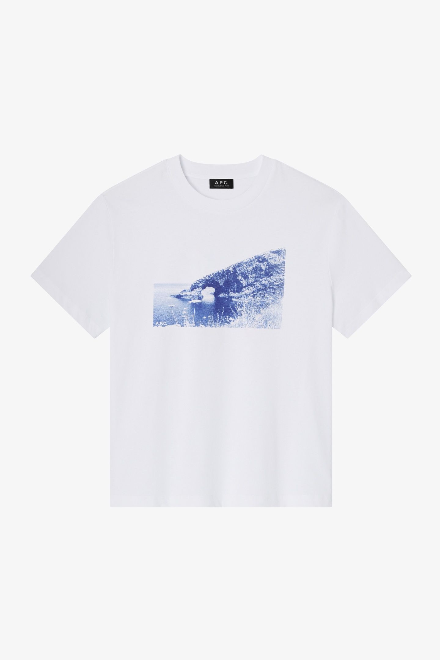 UNISEX T-SHIRT CLIFF WHITE 1