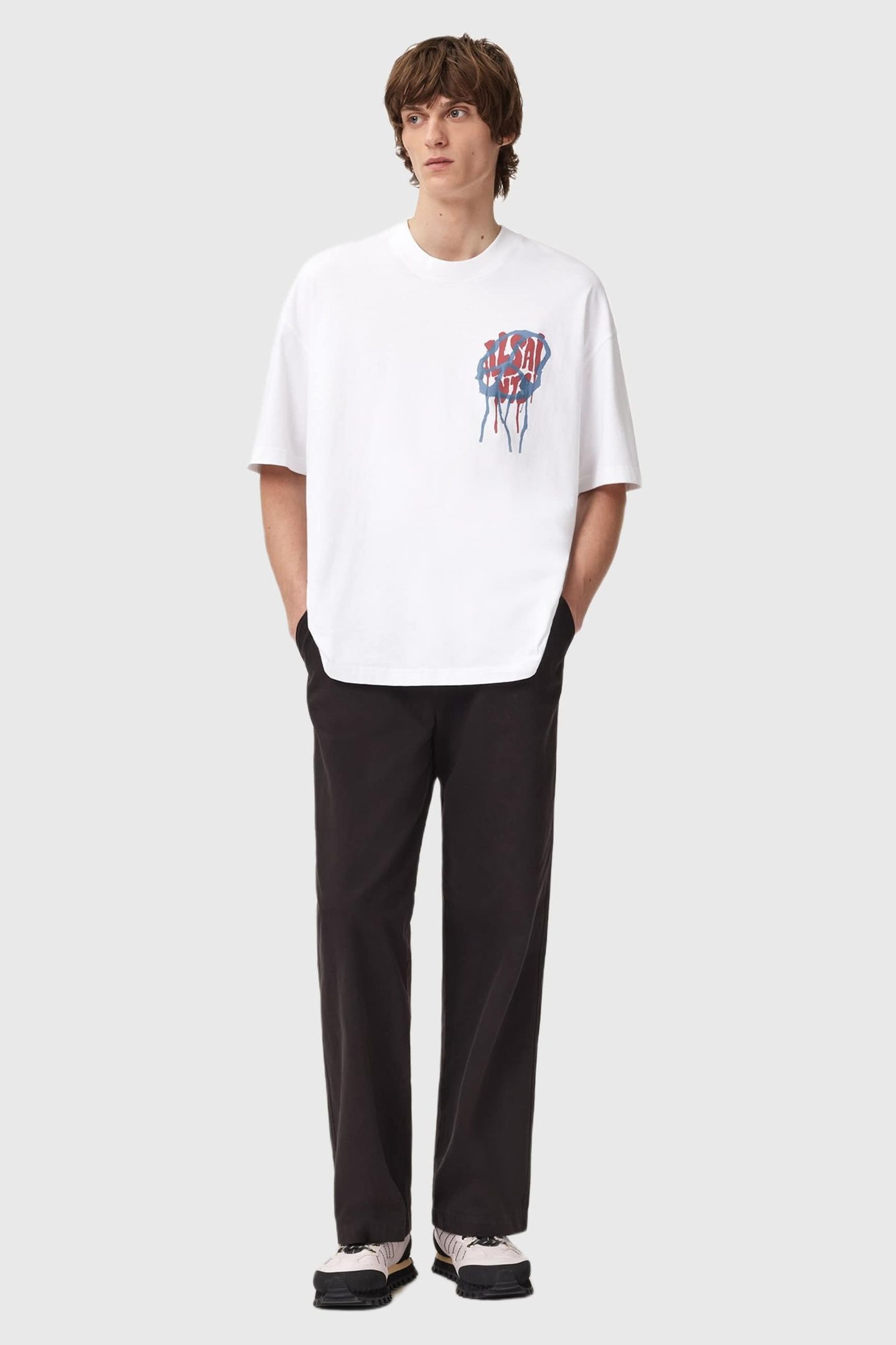 RUNNER SS CREW OPTIC WHITE 1