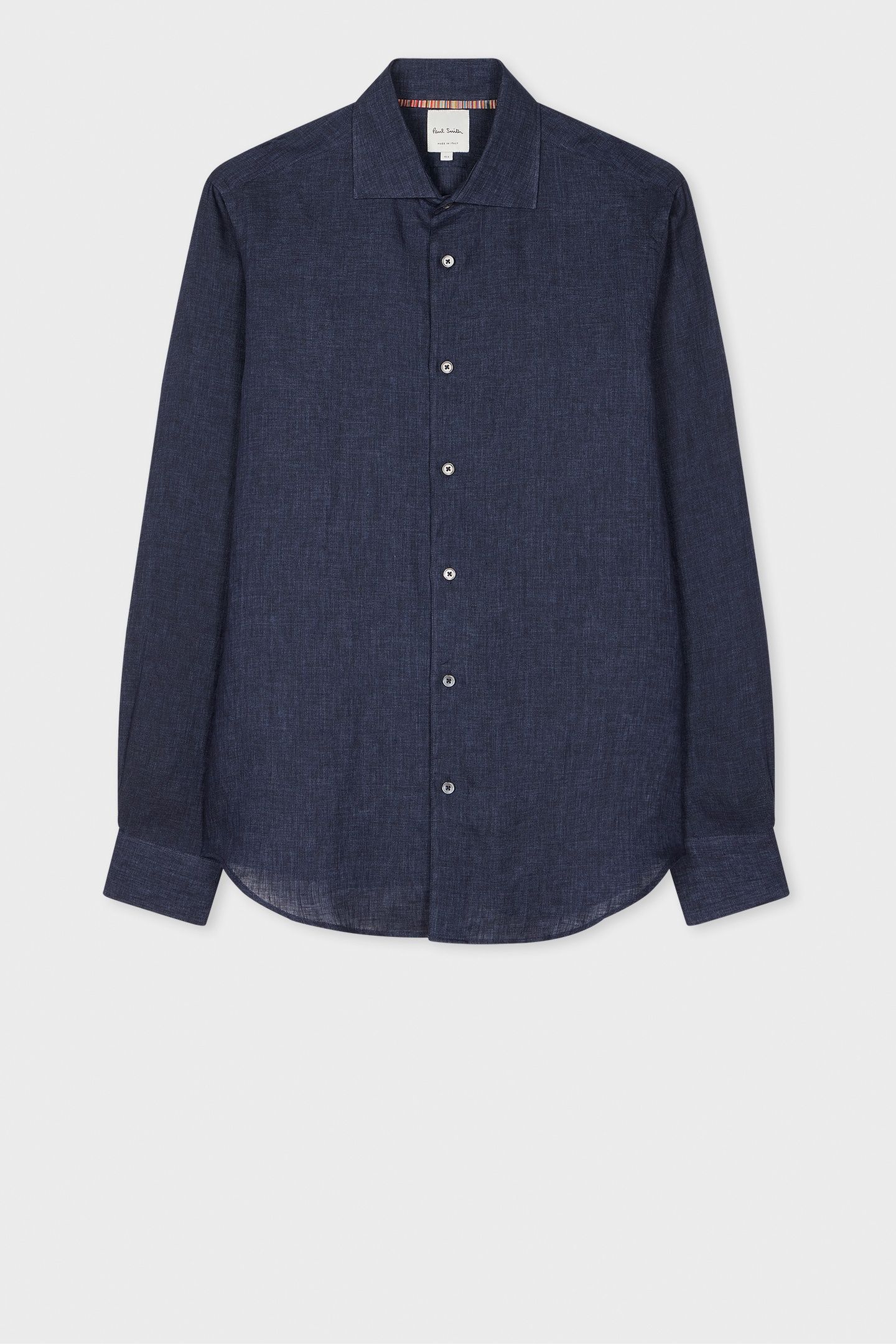MENS S/C SLIM FIT SHIRT INKY BLUE 3
