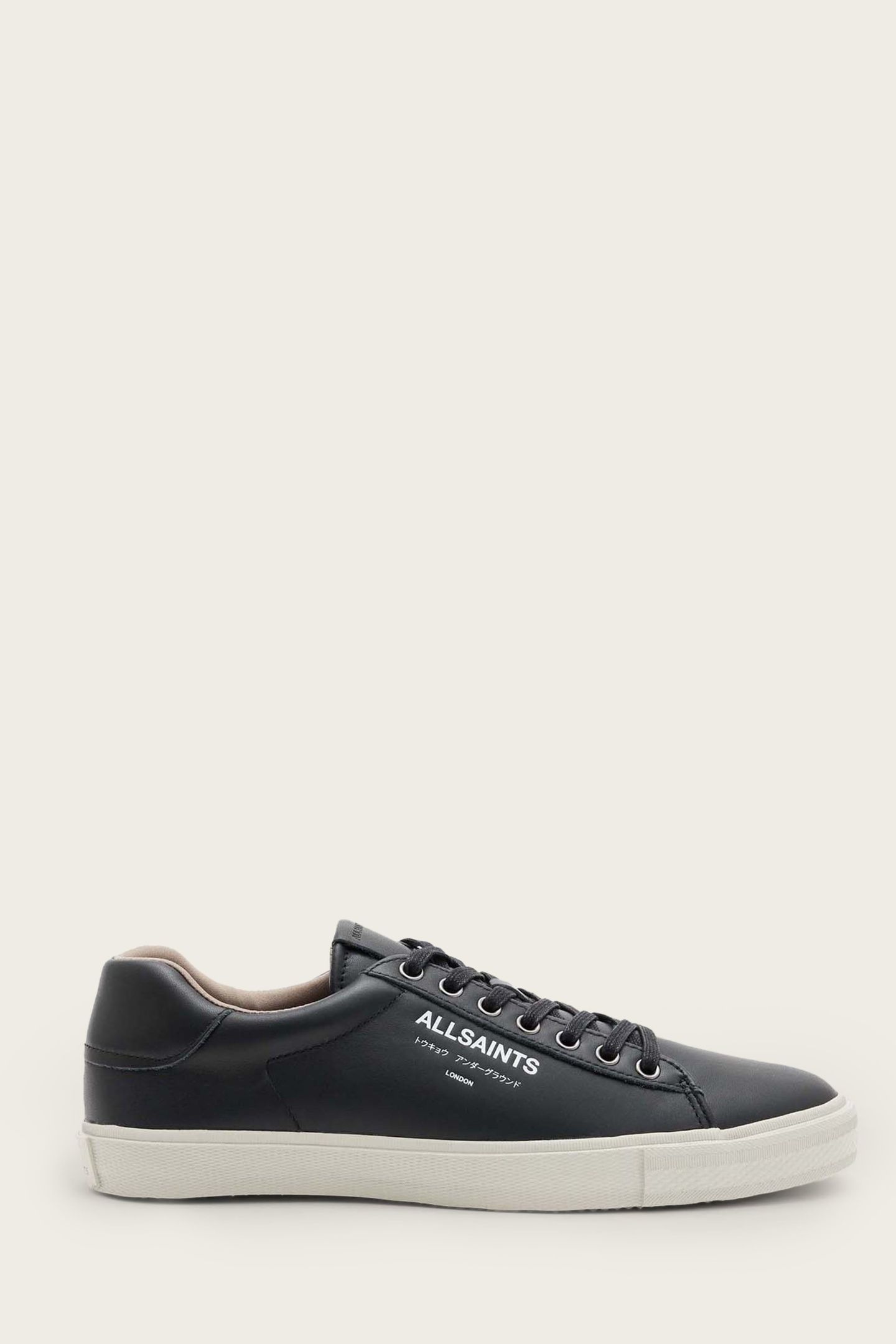 UNDGRND LTHR LOW TOP BLACK 1