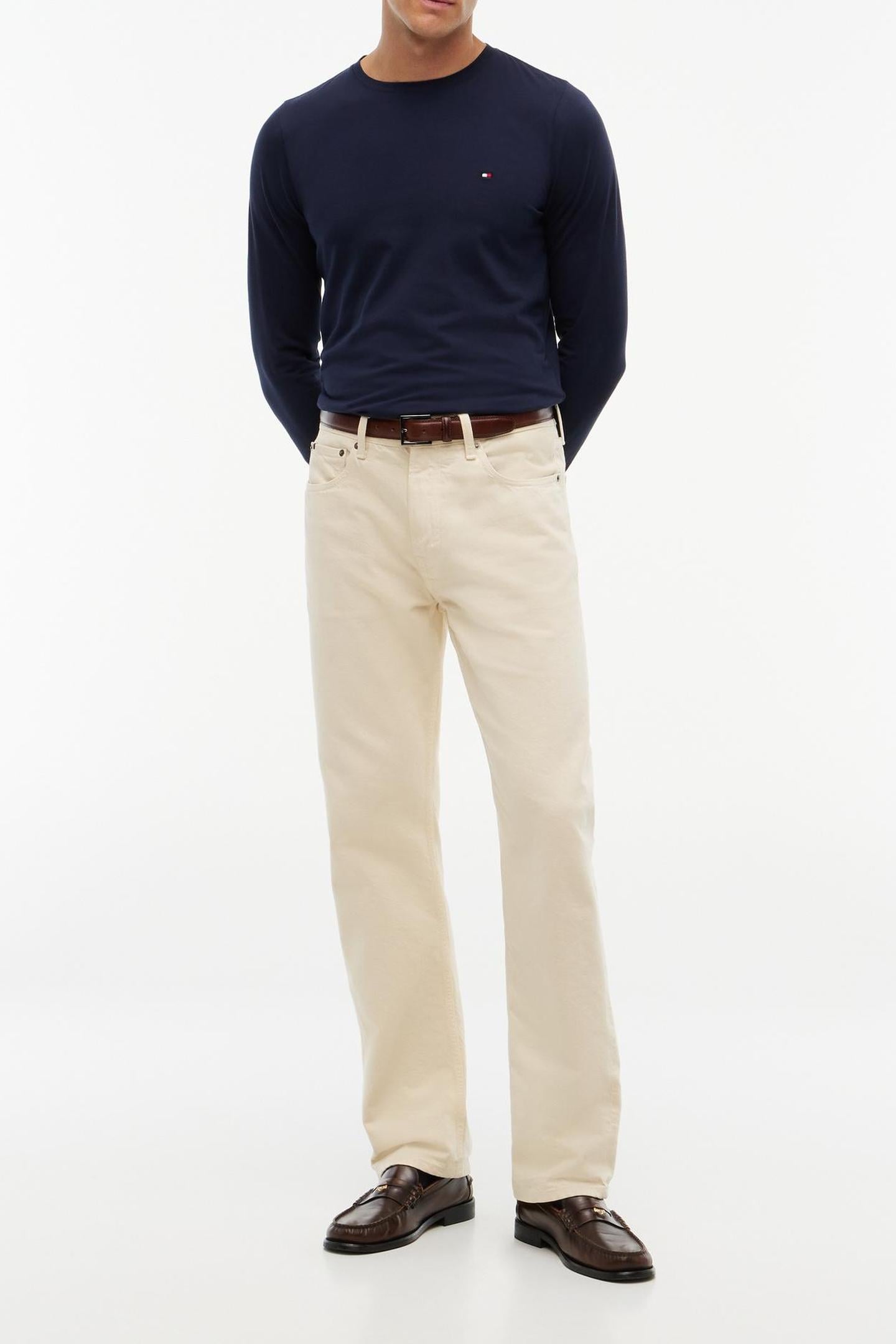 STRETCH SLIM FIT TEE NAVY BLUE 3
