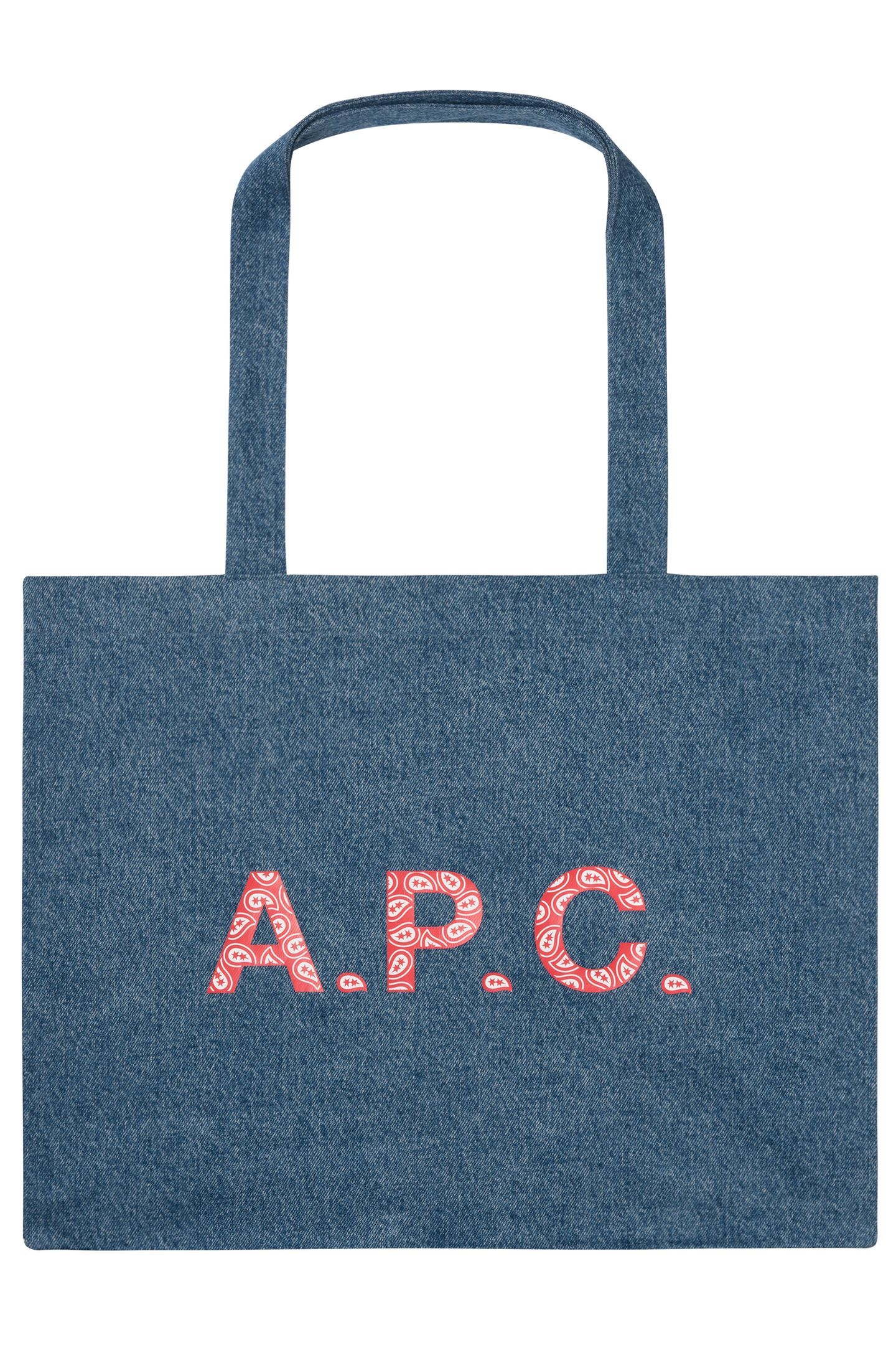UNISEX SHOPPING BAG DIANE WASHED INDIGO 1