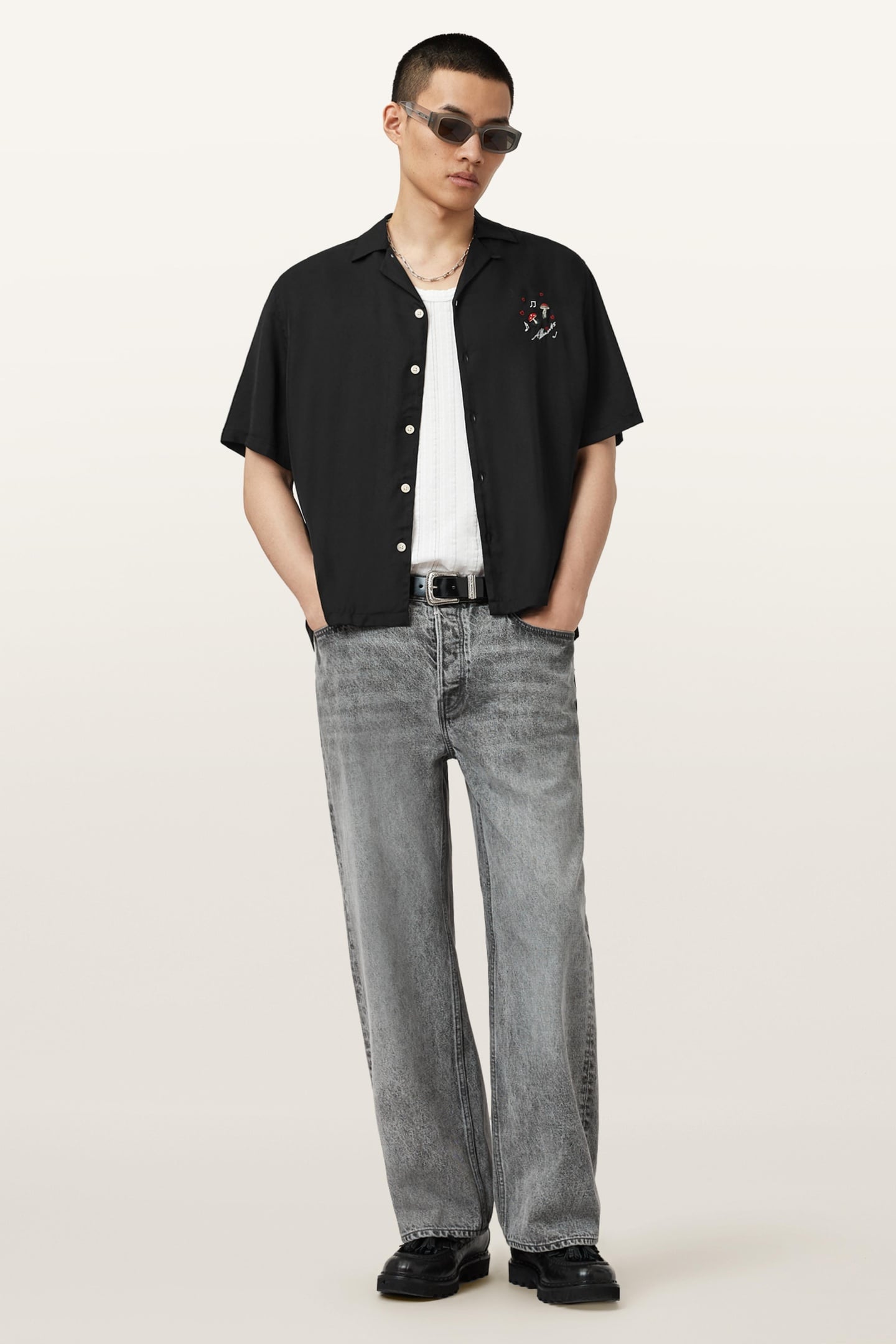 FUNGI SS SHIRT JET BLACK 5