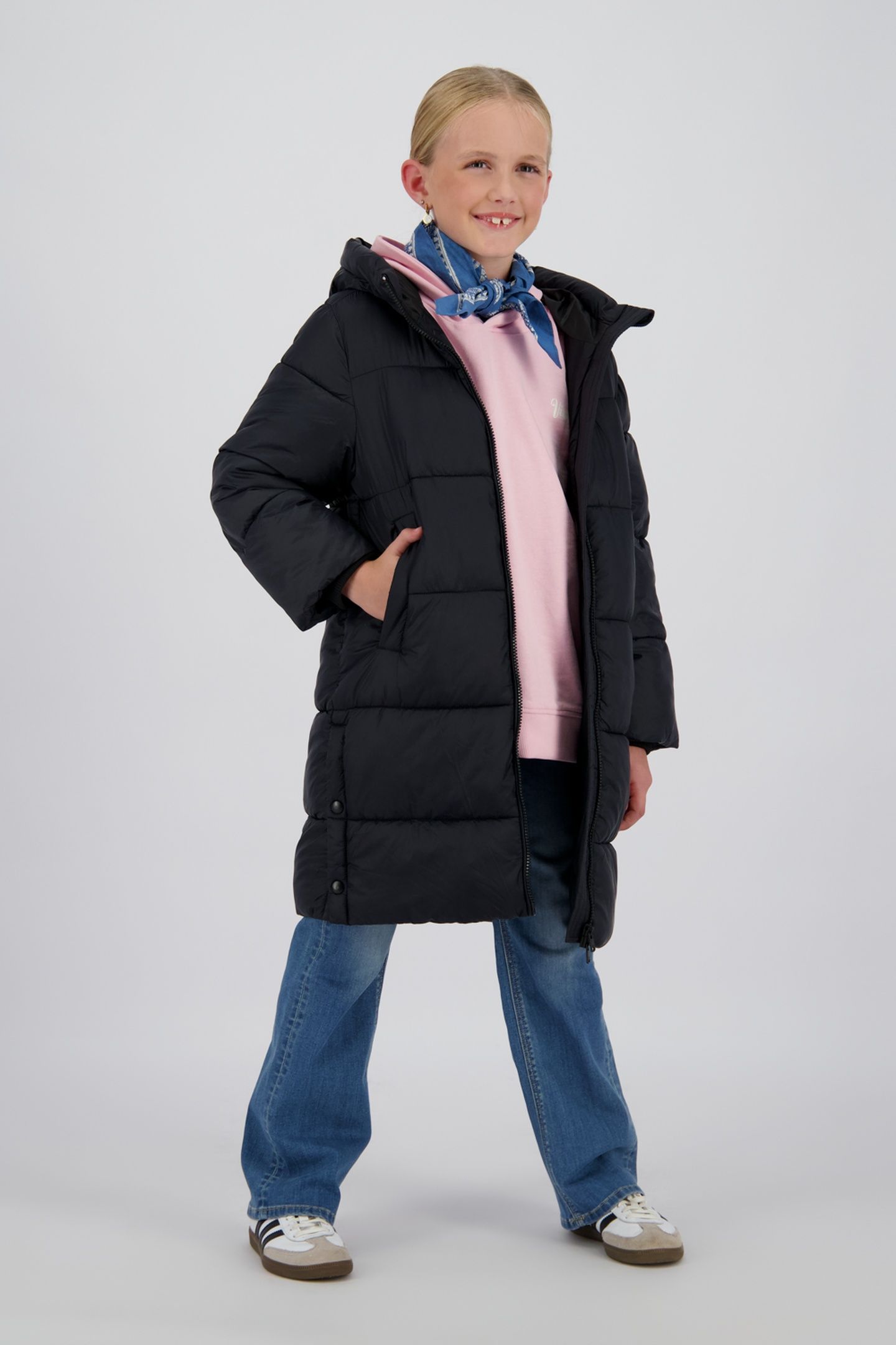 GIRLS TERNA JACKET OUTDOOR DEEP BLACK 2