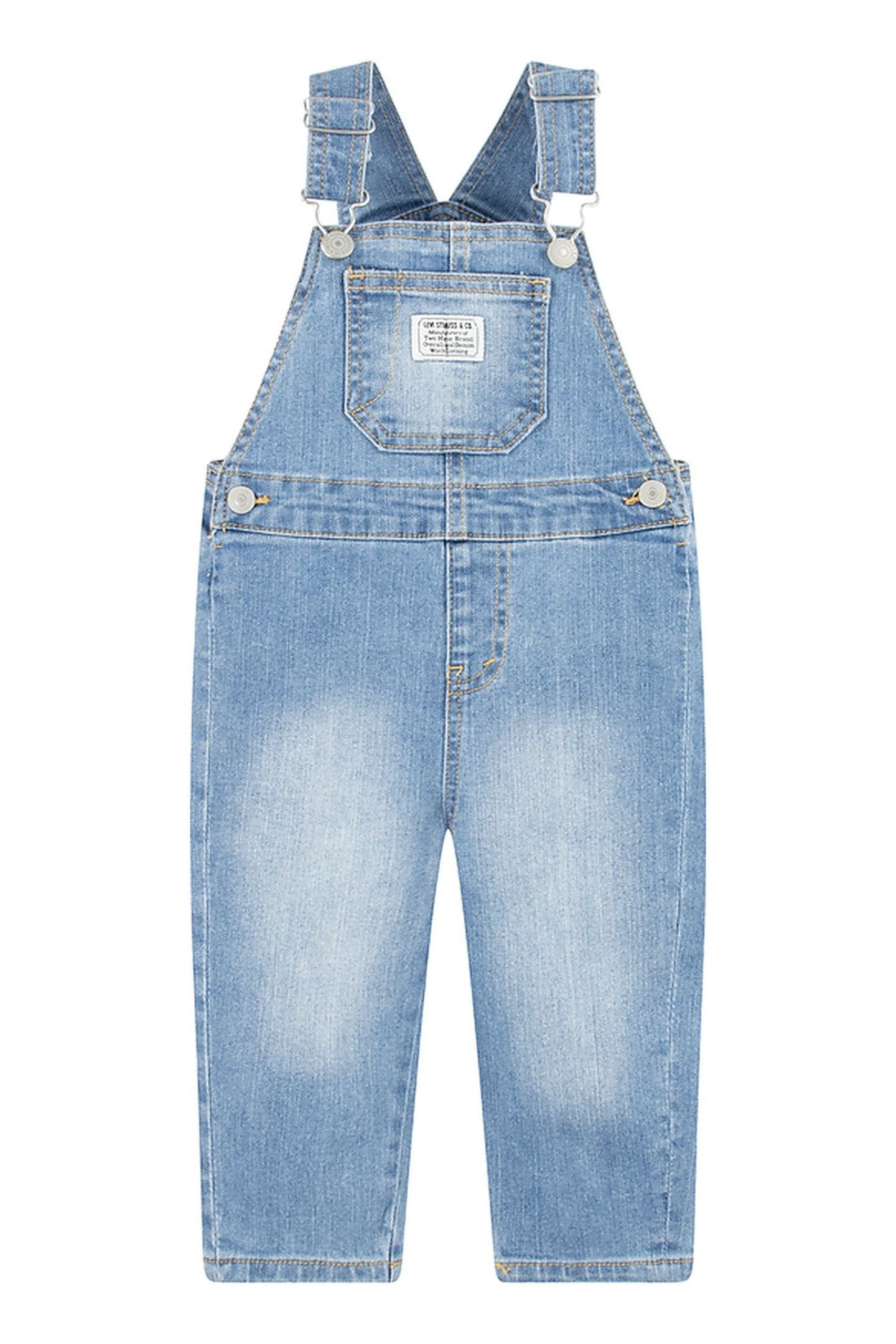 UNISEX DENIM SHORTALL BASIL SKY 1
