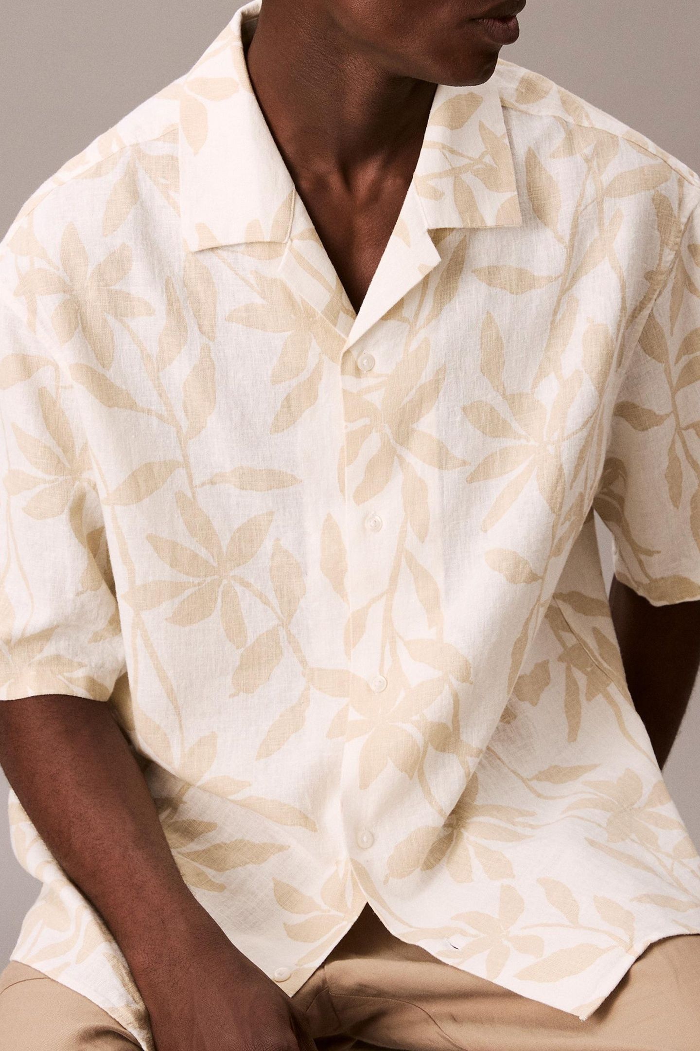 SS CAMP COLLAR SHIRT PISTACHIO SHELL 4