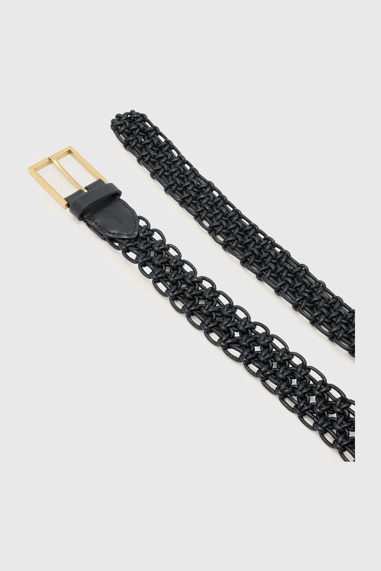 ILA WOVEN BELT BLACK 4