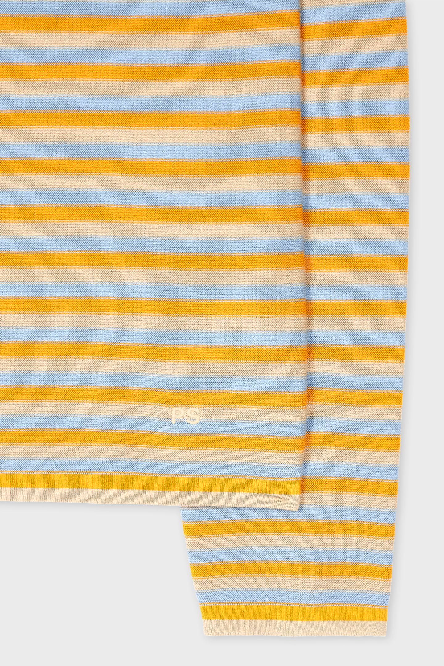 MENS SWEATER LS POLO LIGHT BLUE 7