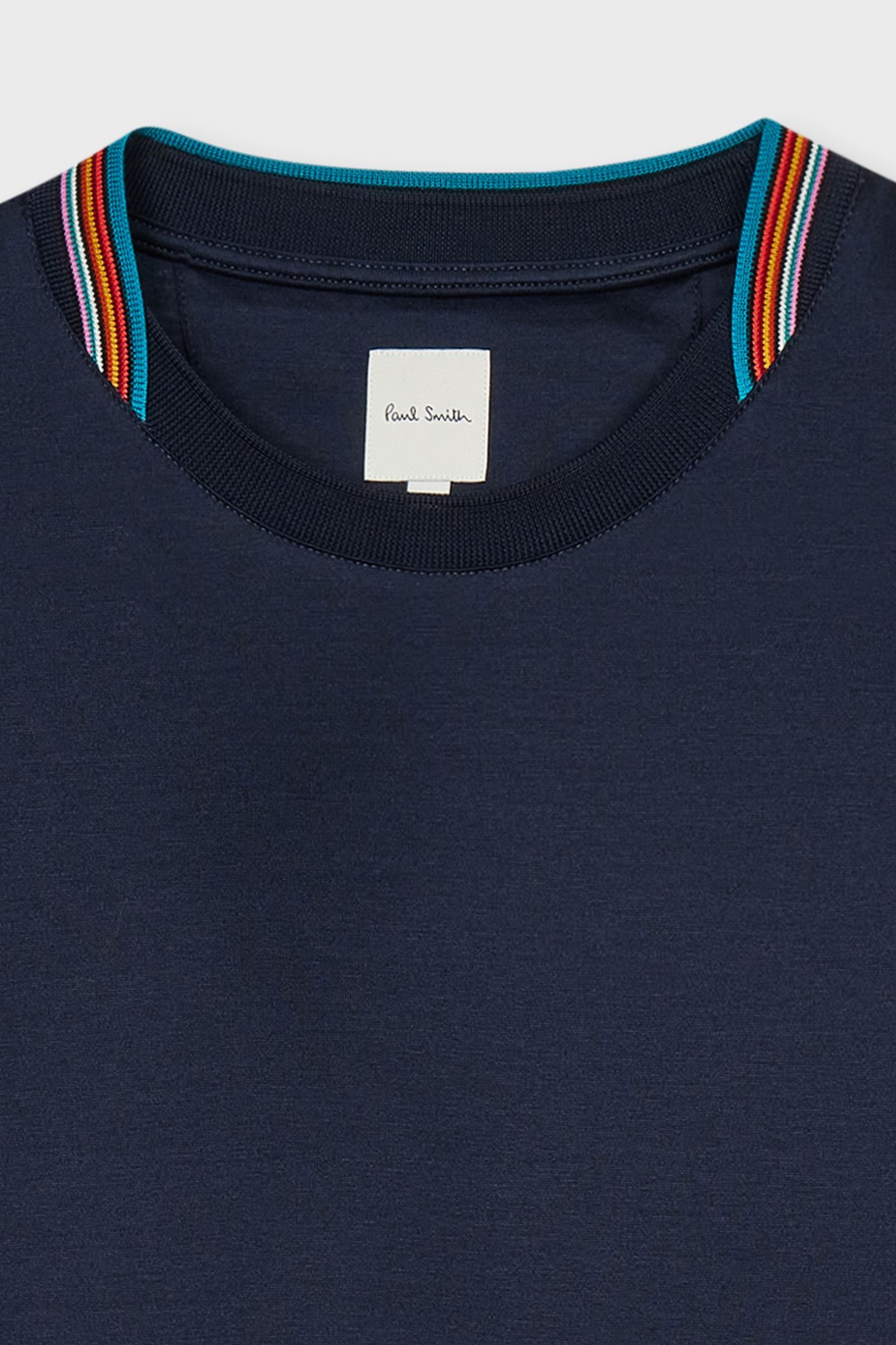 MENS STRIPE DETAIL TSHIRT VERY DARK NAVY 3