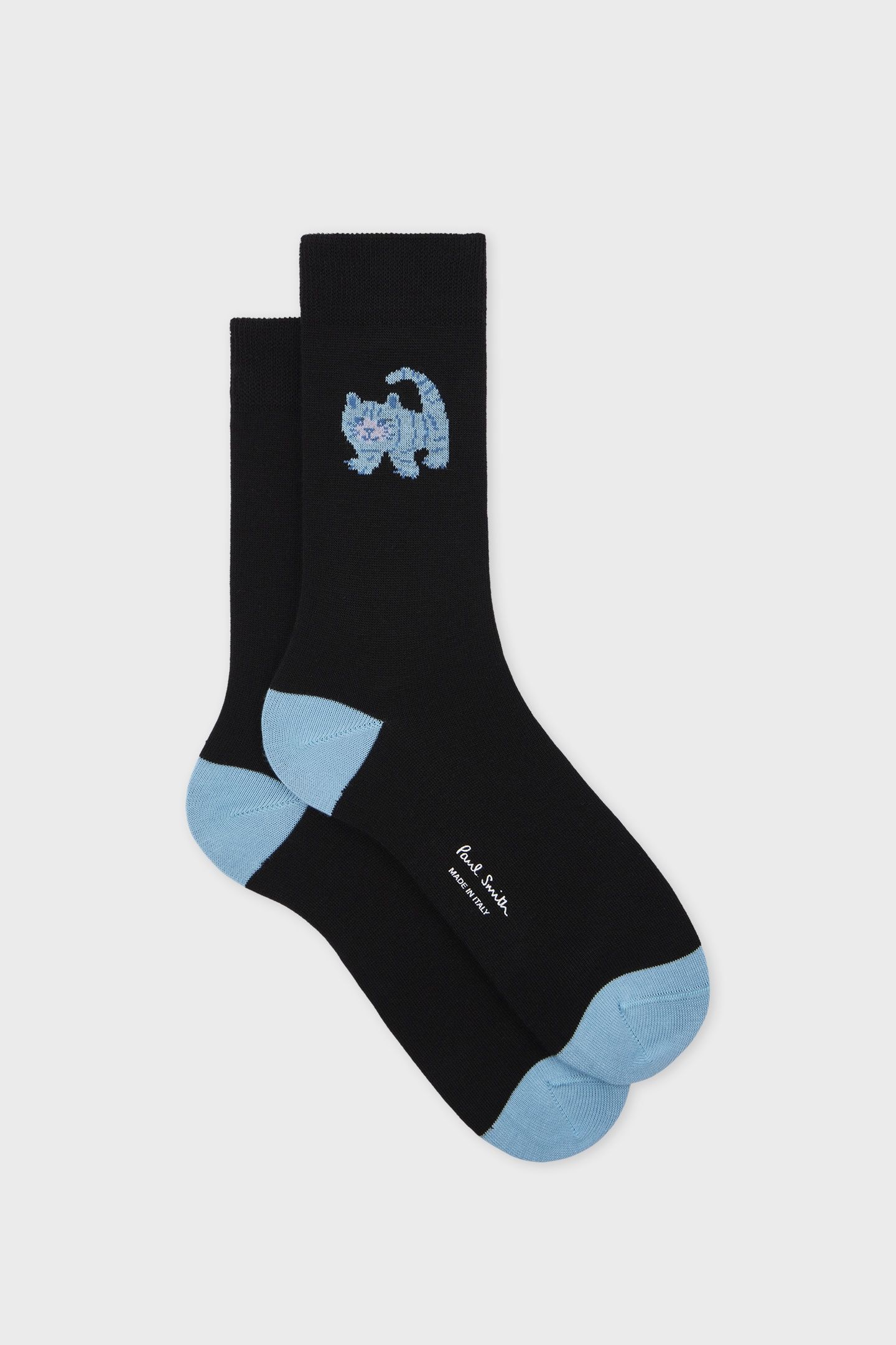 WOMEN SOCK JANIS CAT BLACK 1