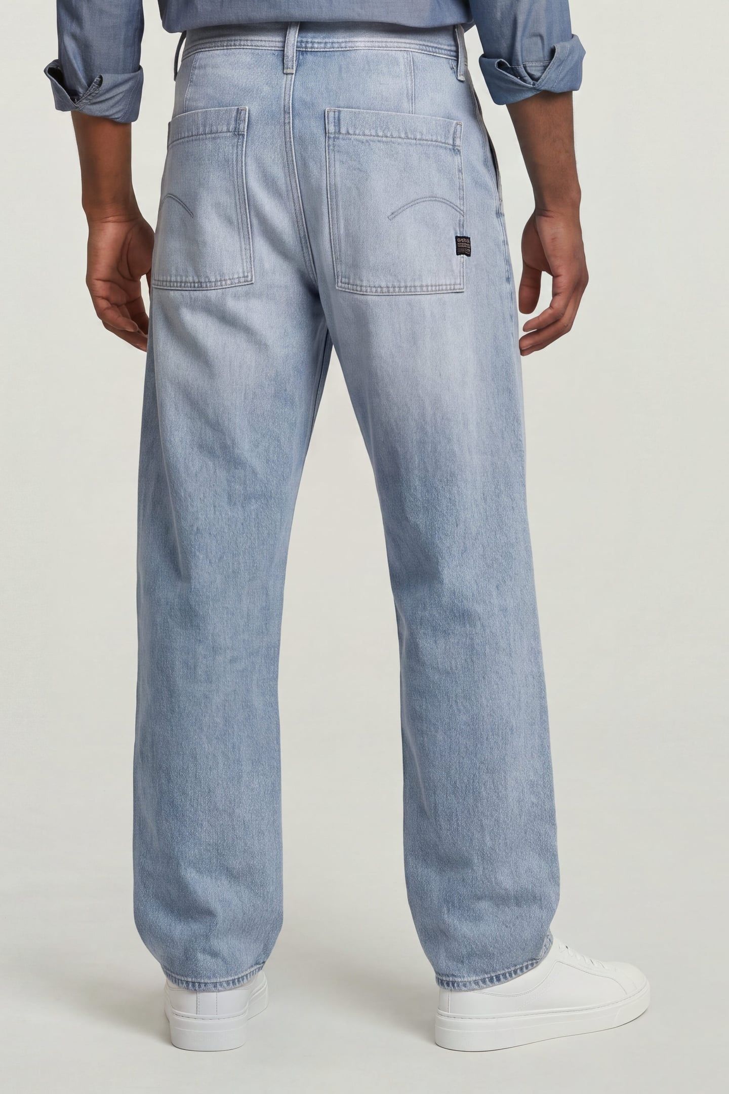 MODSON STRAIGHT CHINO LIGHT/PASTEL BLUE 2