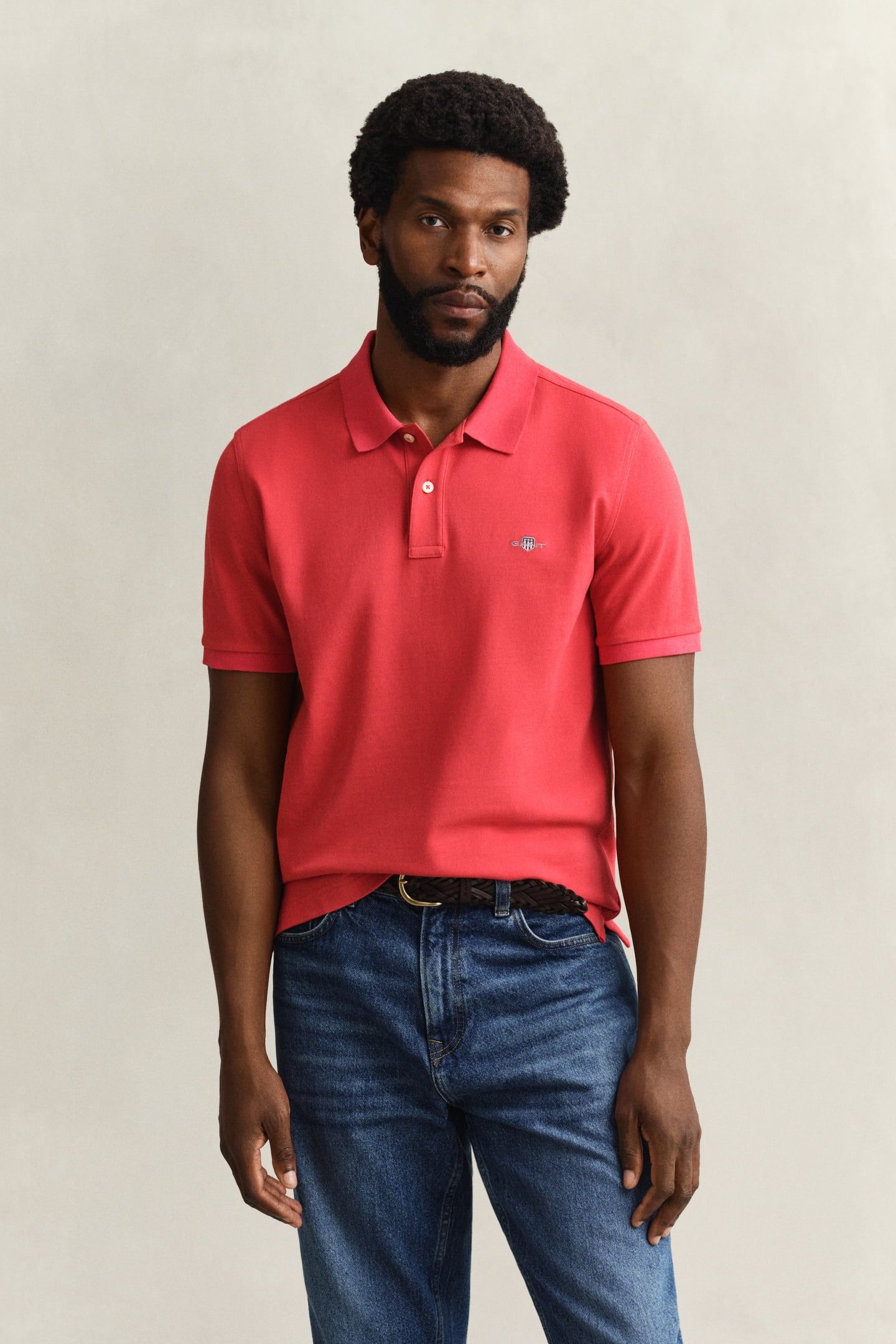 CLASSIC REGULAR POLO SHIRT ROSE RED 1