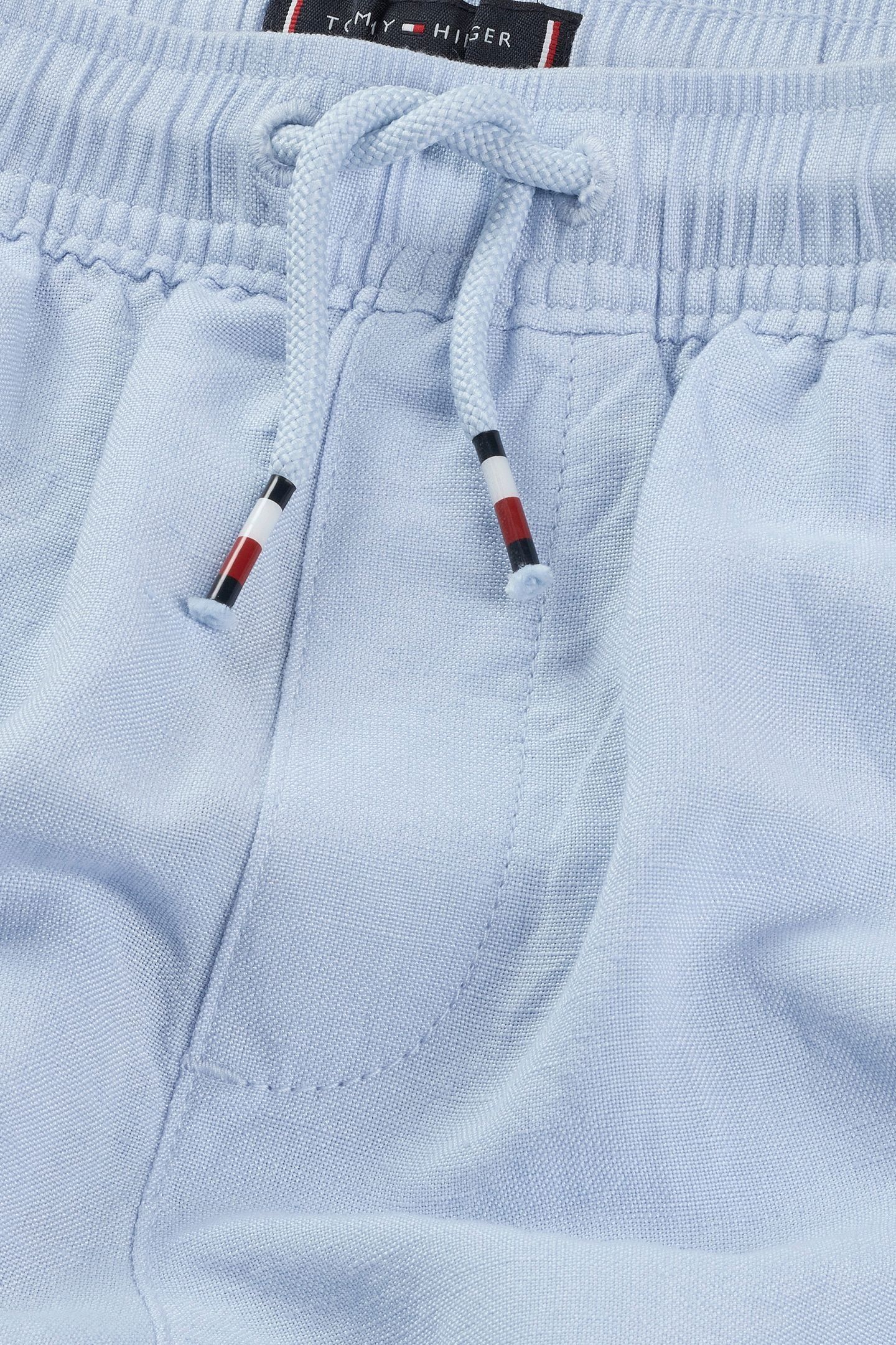 BOYS LINEN VISCOSE SHORT BREEZY BLUE 6
