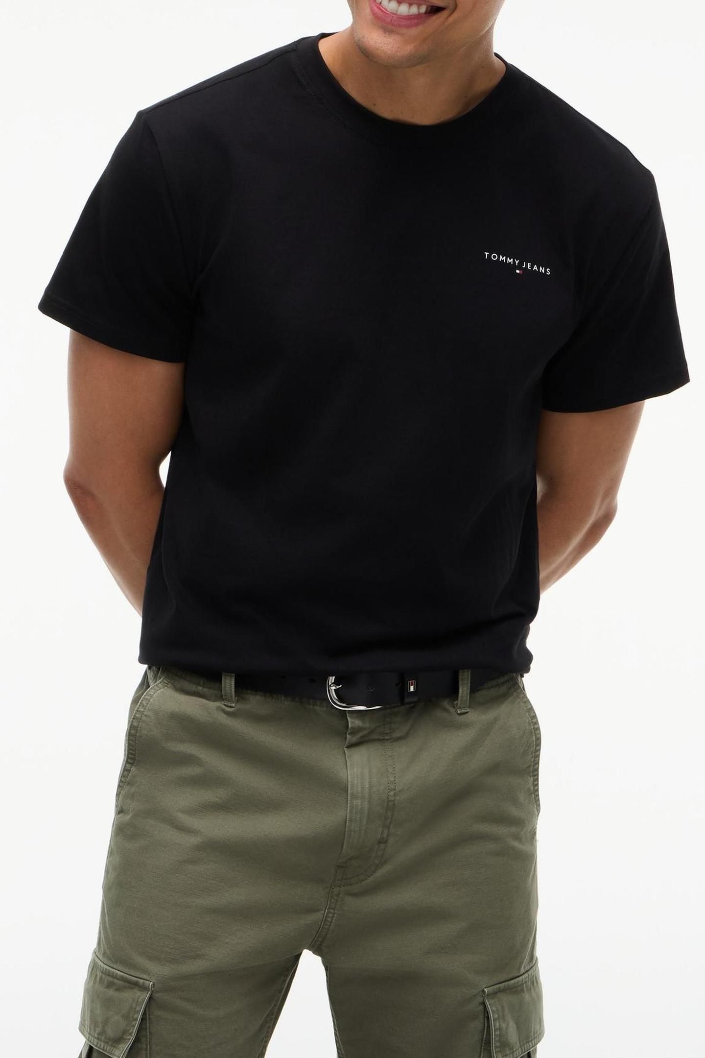 TJM SLIM LINEAR TEE BLACK 5