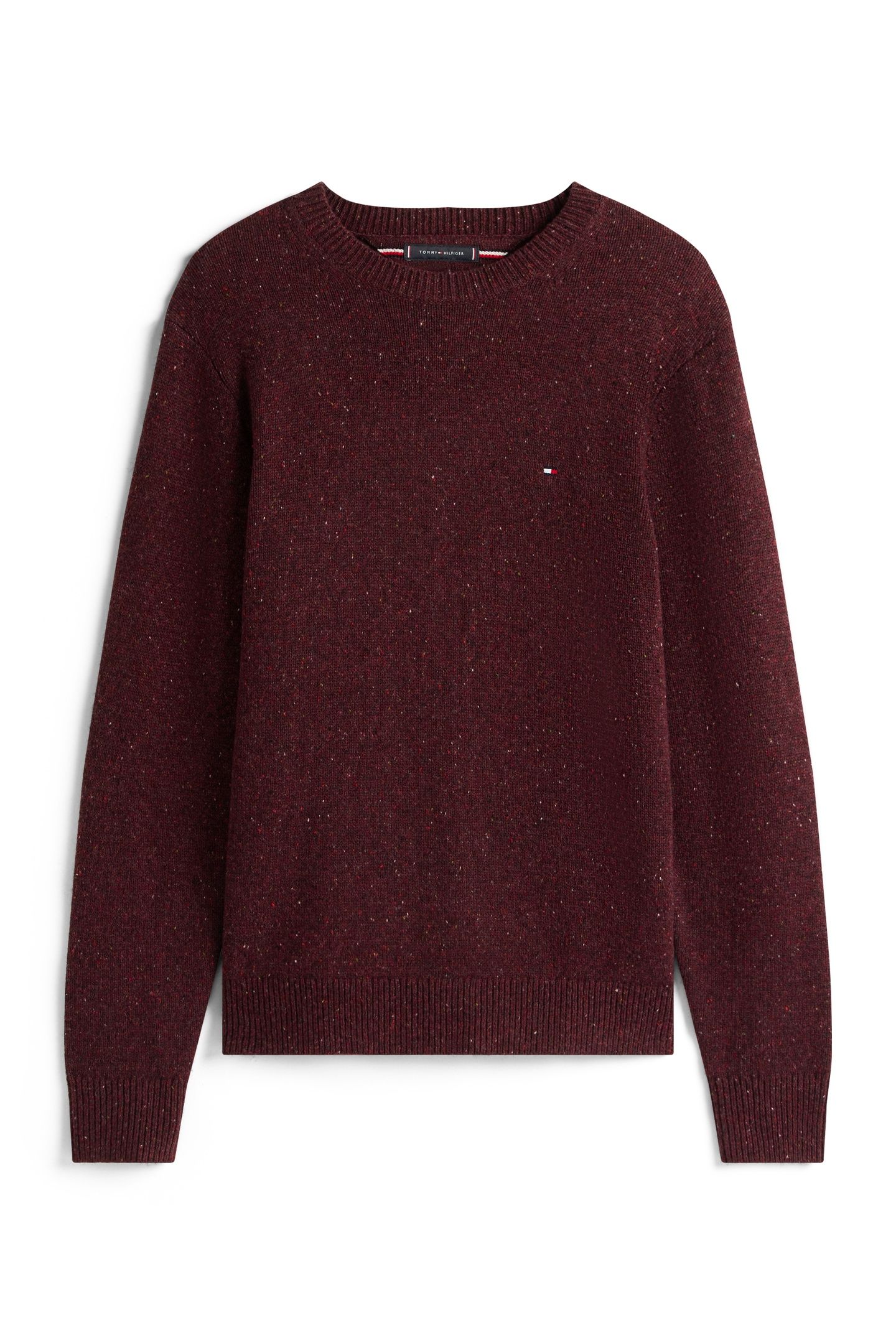 LAMBSWOOL BLEND DONE DEEP BURGUNDY HEATHER 4