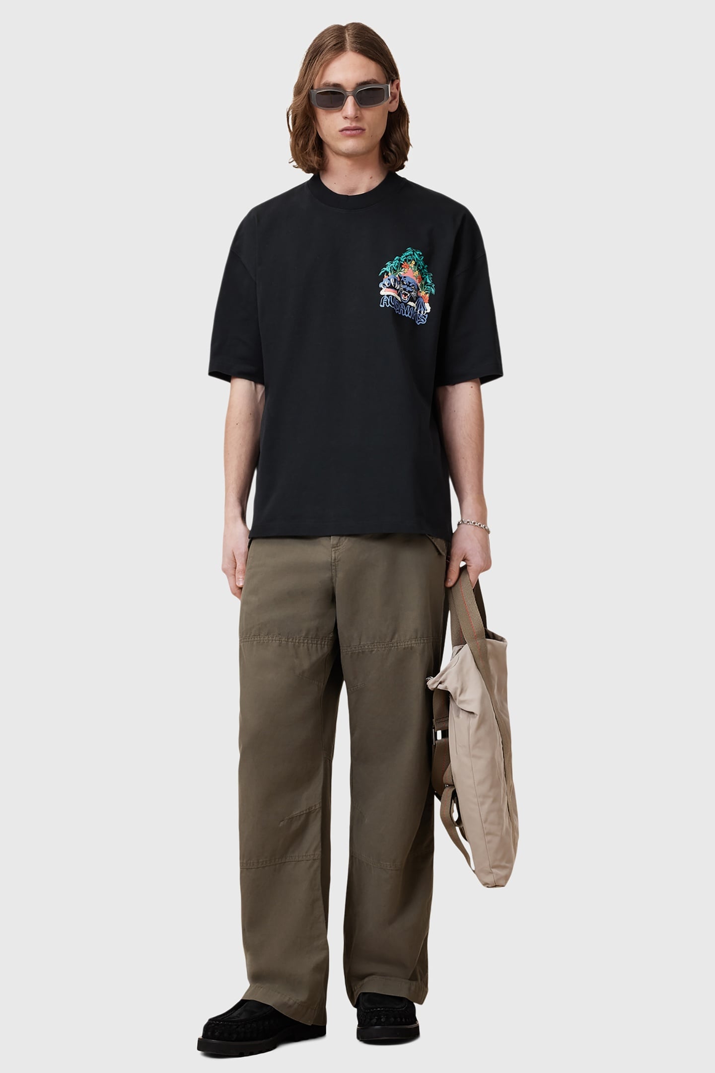 POUNCE SS CREW WASHED BLACK 5