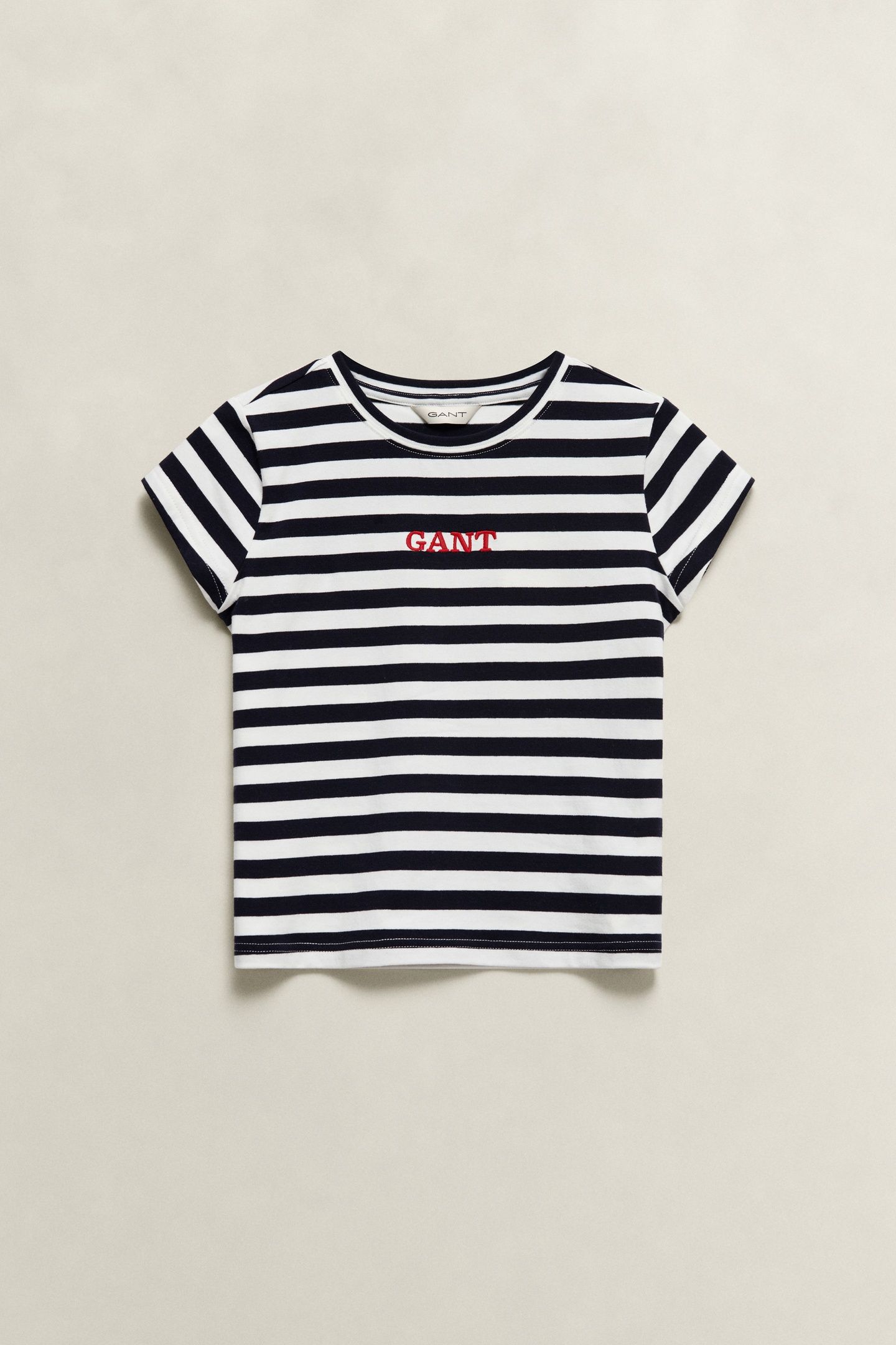 TEEN GIRLS STRIPE CAP SLEEVE T-SHIRT EVENING BLUE 2