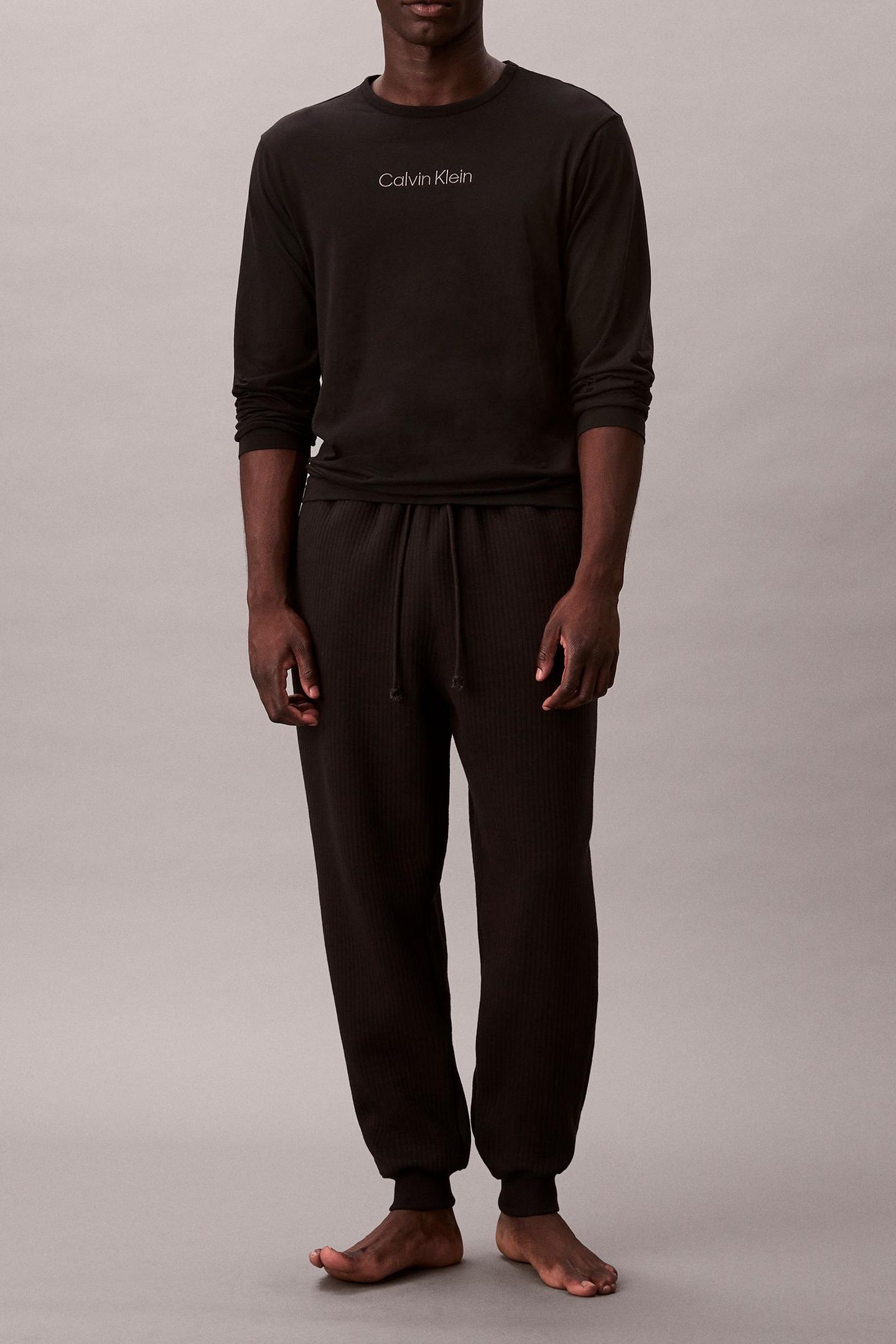 QUILTED JOGGER BLACK 1