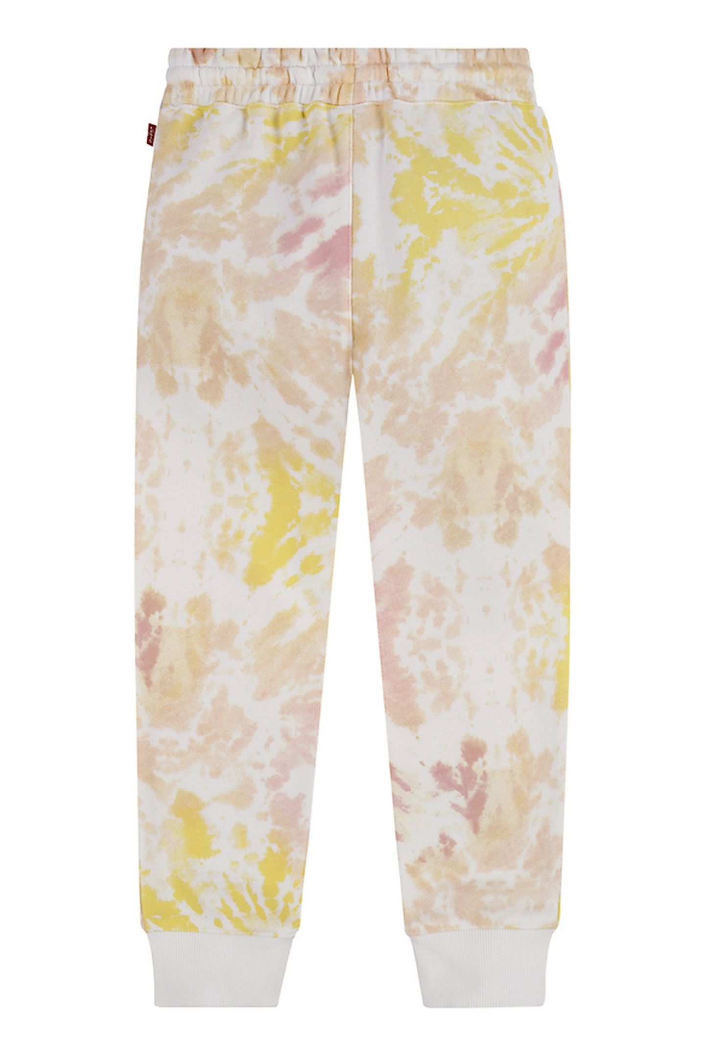 GIRLS TIE DYE KNIT JOGGER WHITE ALYSSUM 2