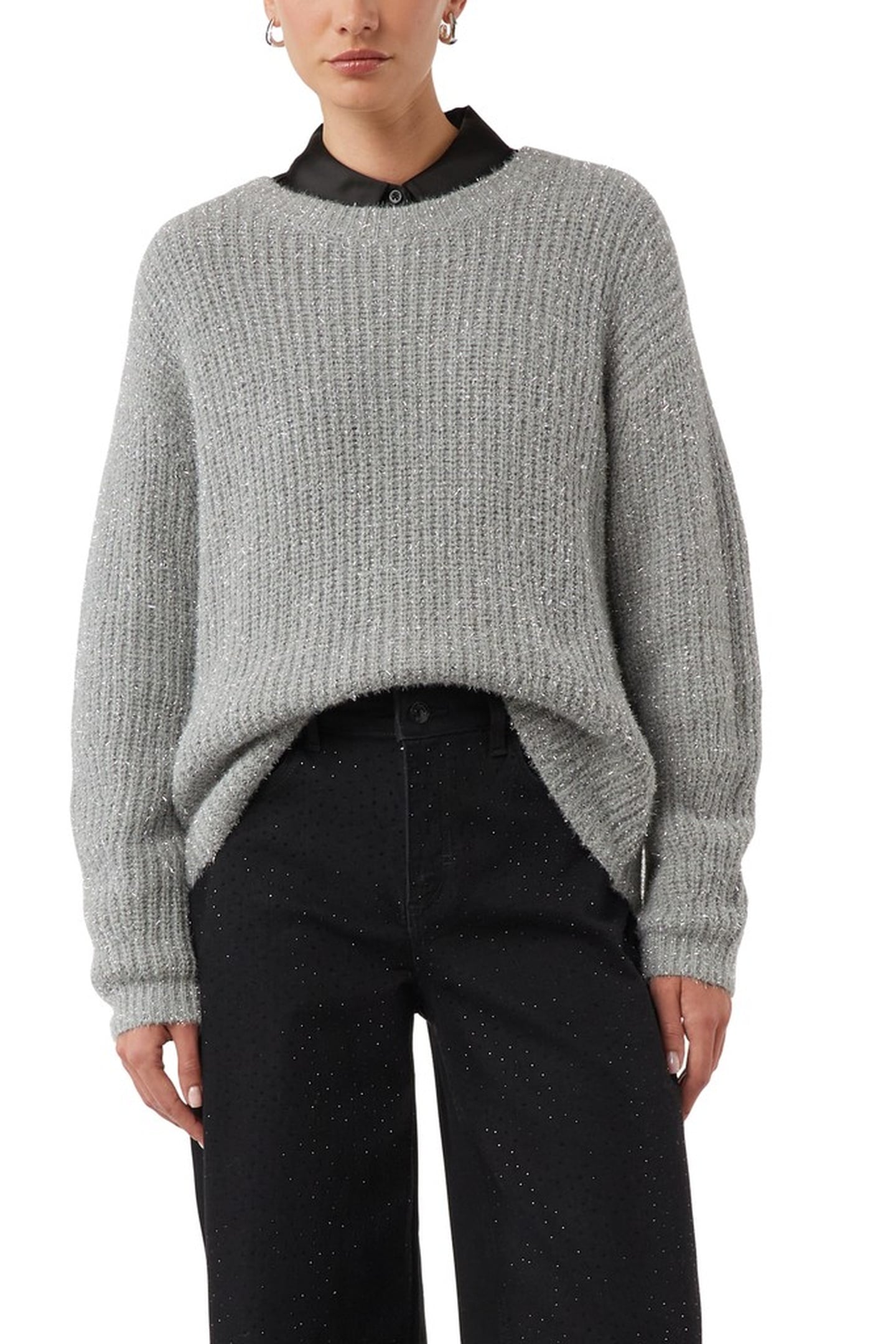 COMMA PULLOVER GREY/BLACK 1