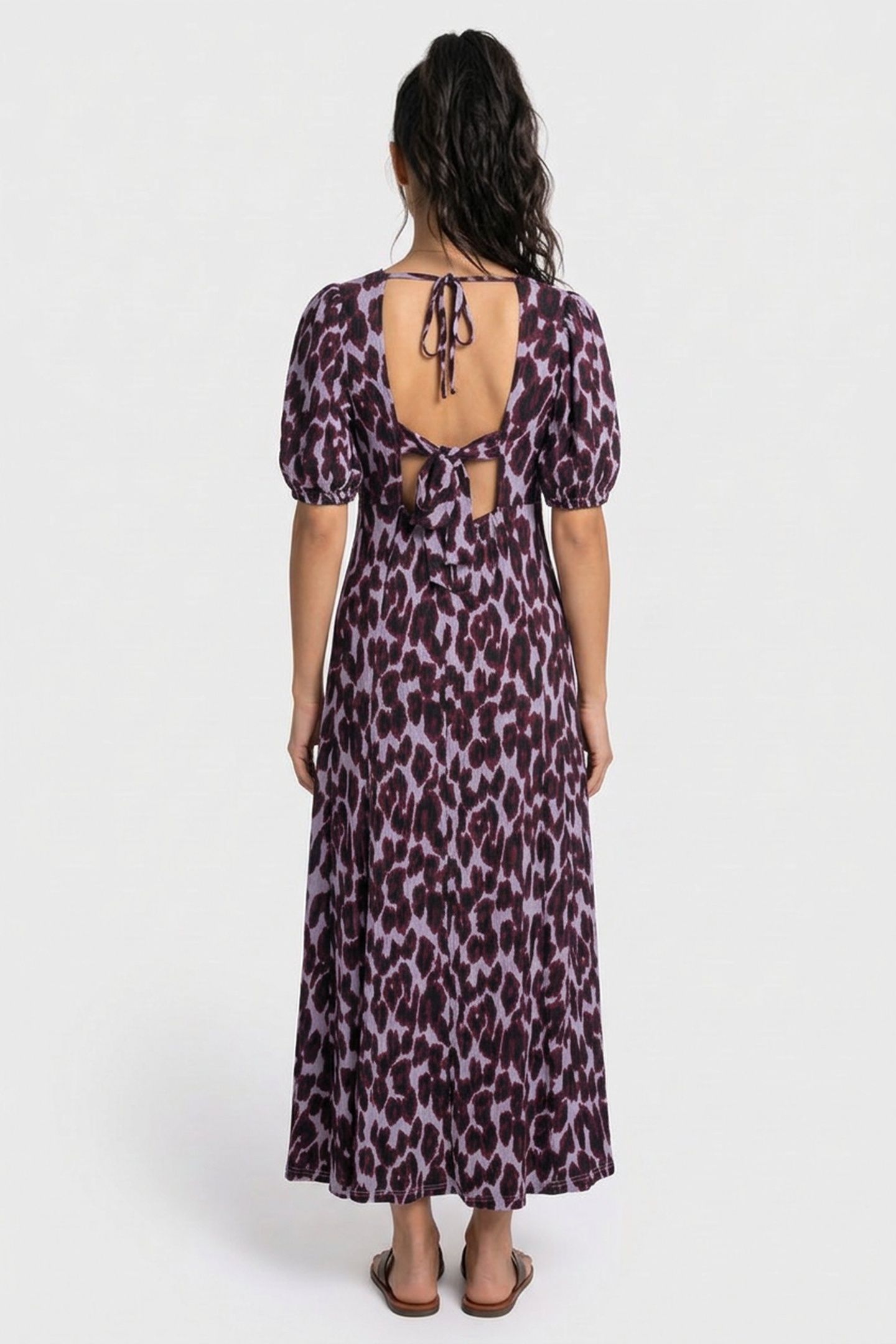 LOLITA DRESS PURPLE PRINT 2