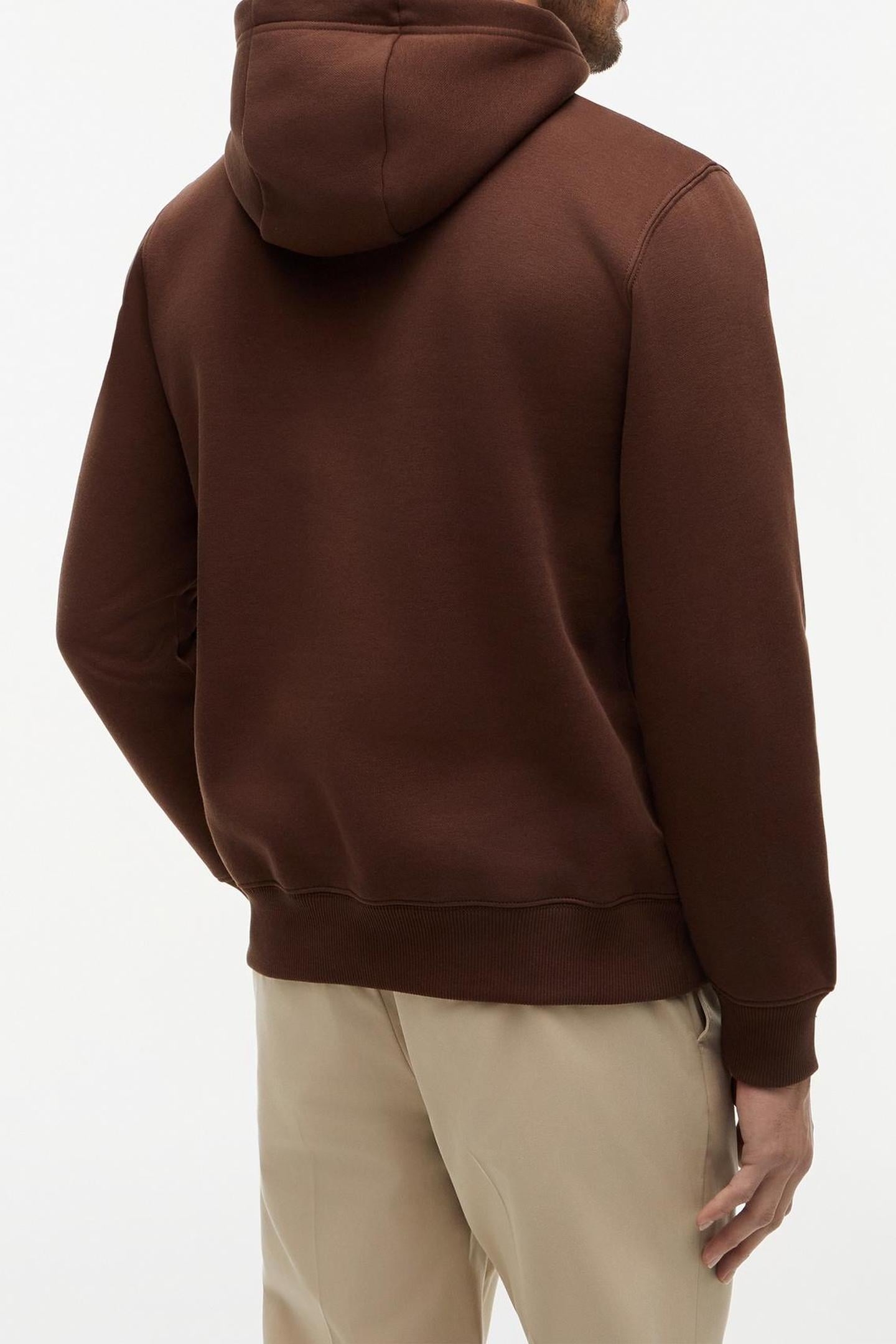 TOMMY EMBRO FLAG HOODIE LEGACY BROWN 2