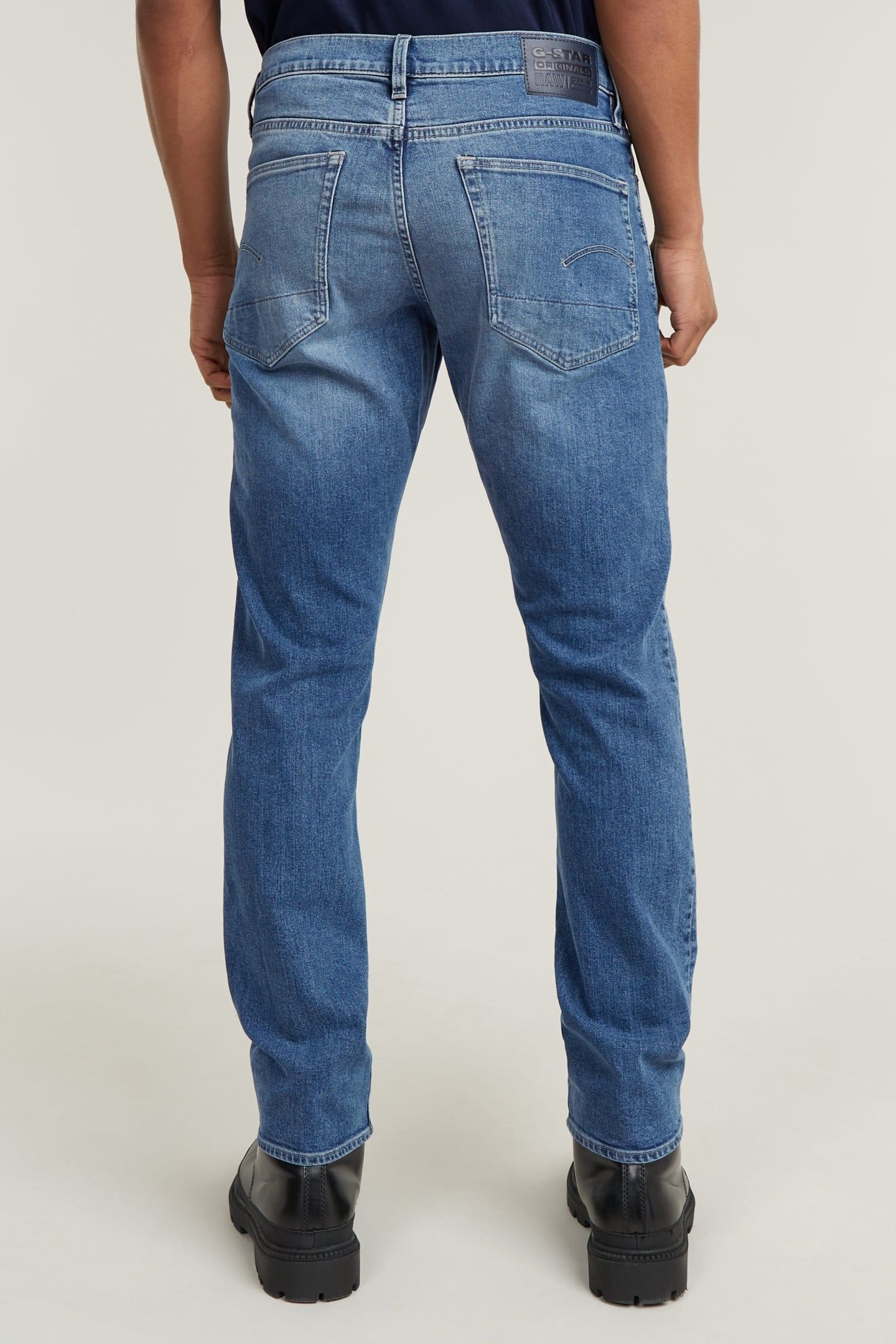 3301 REGULAR TAPERED MEDIUM BLUE 2