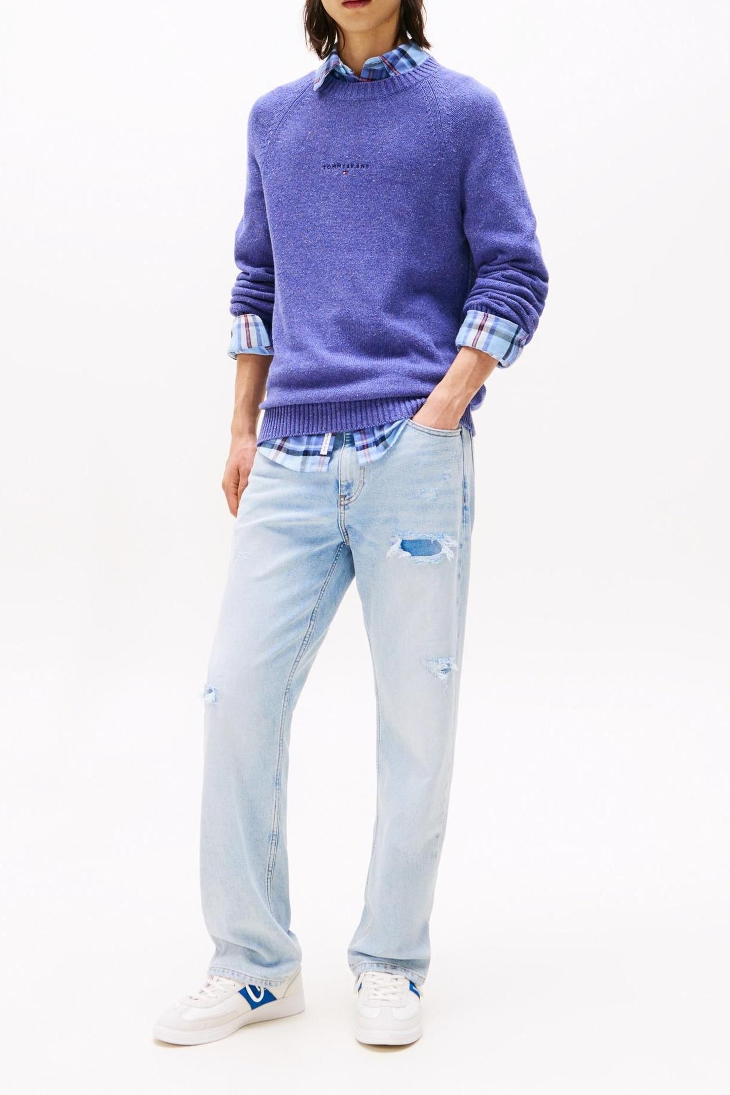 TJM SLIM LINEAR RAGLAN SOFT SAPPHIRE 3