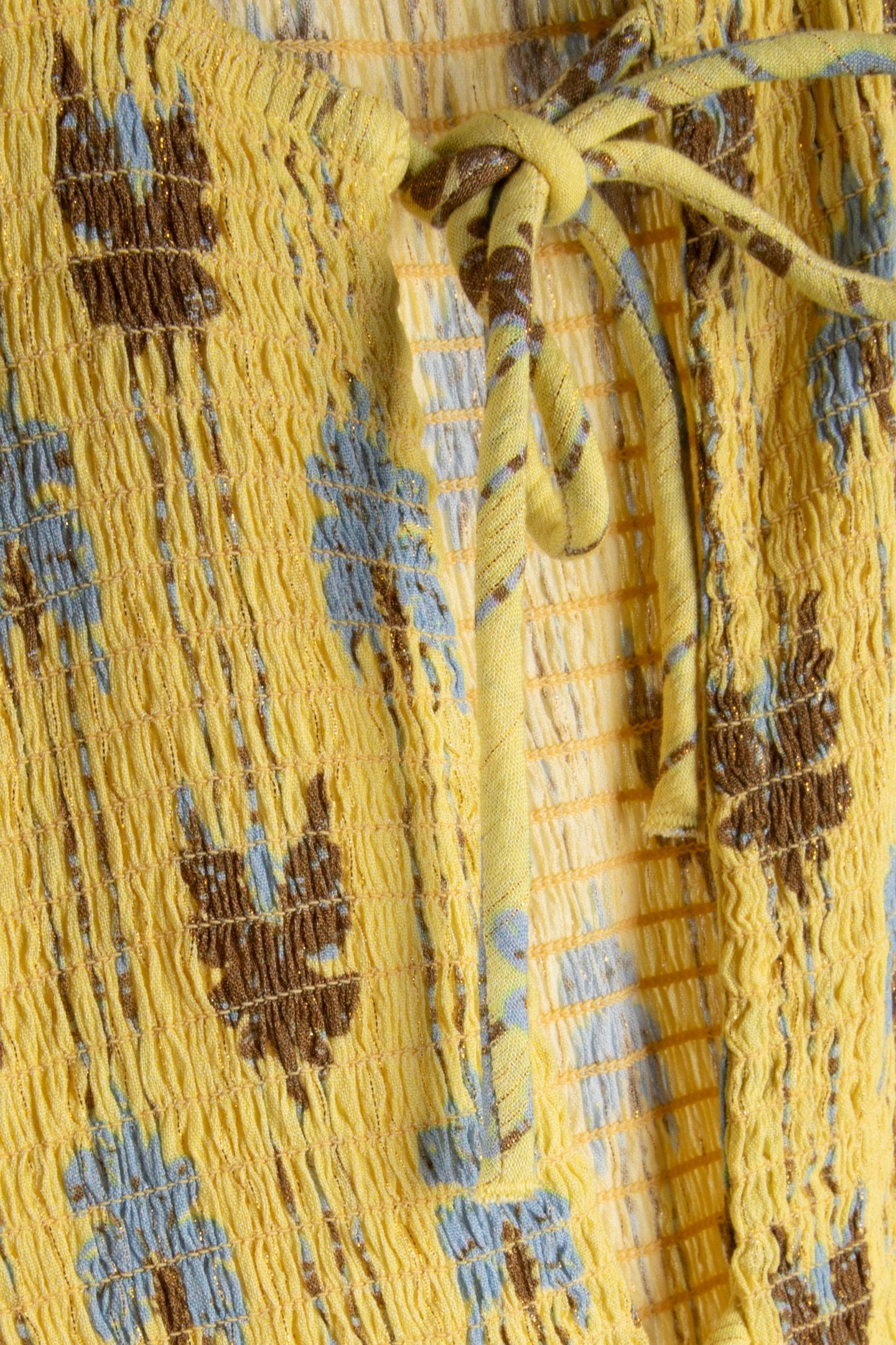 PALMERA TOP LIGHT YELLOW PALM PRINT 6