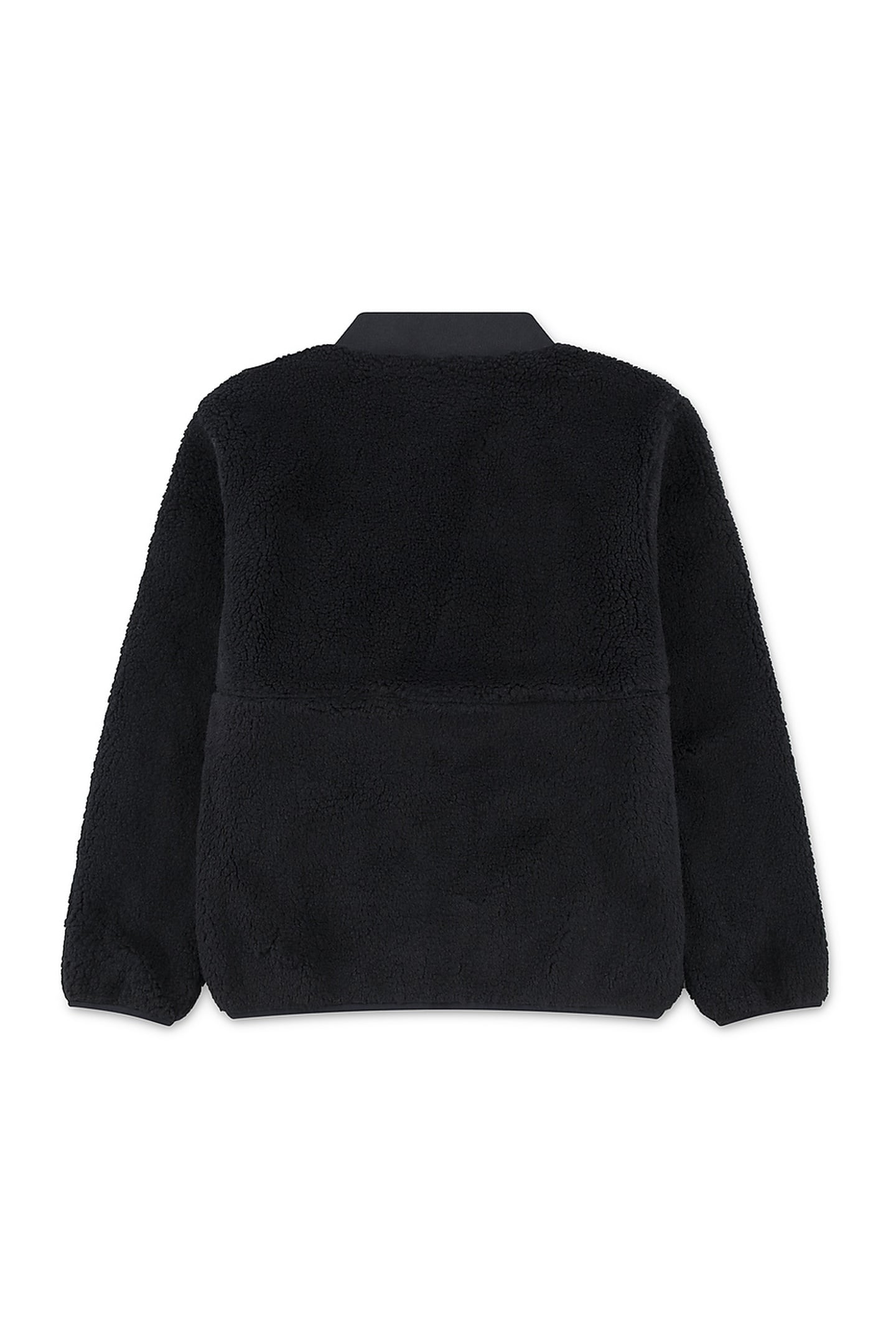 BOYS UTILITY PKT SHERPA JACKET JET BLACK 2